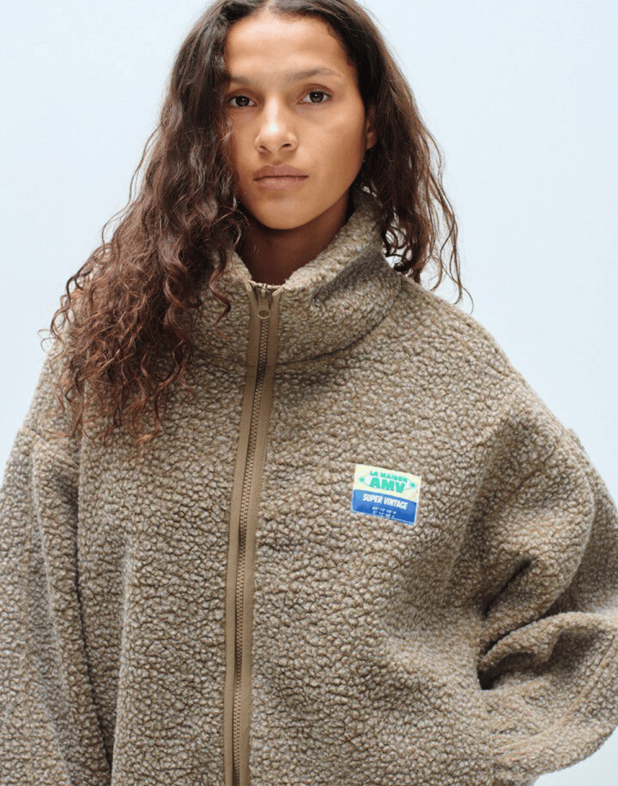 Nutmeg Faux Shearling Hocktown Coat