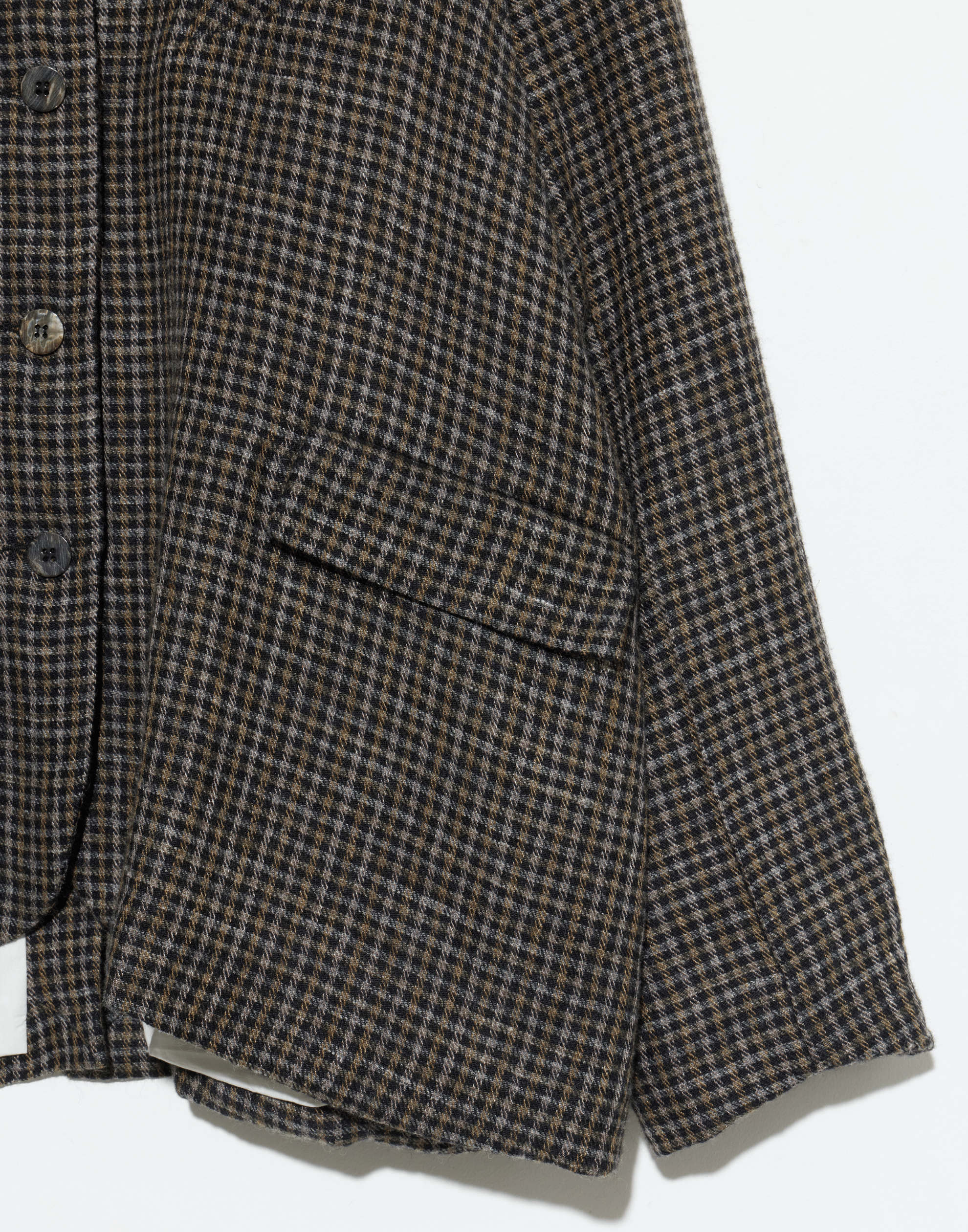Dark Shepherd’s Plaid Wool Dominique Blazer