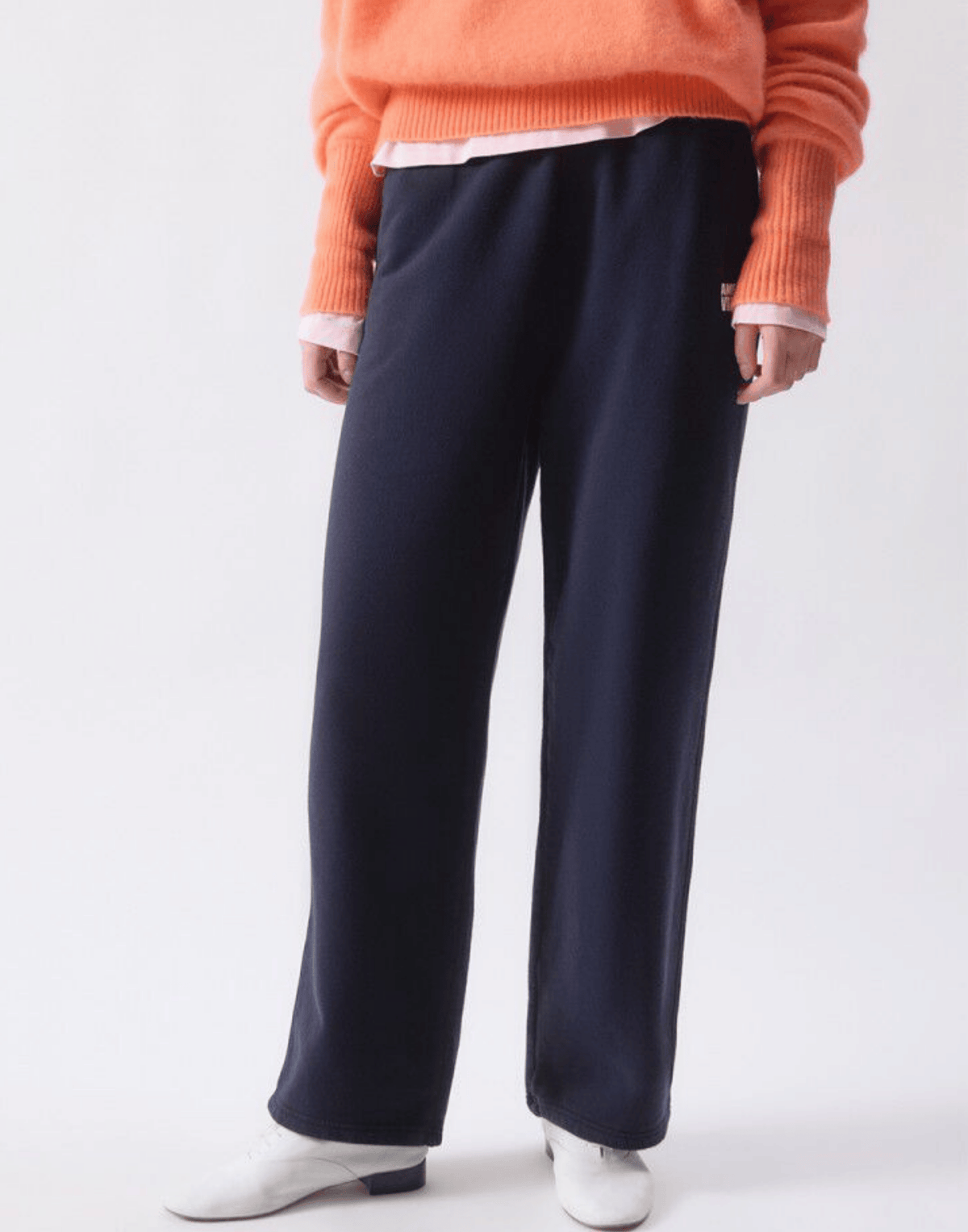 Vintage Navy Cotton Plizzy Track Pants