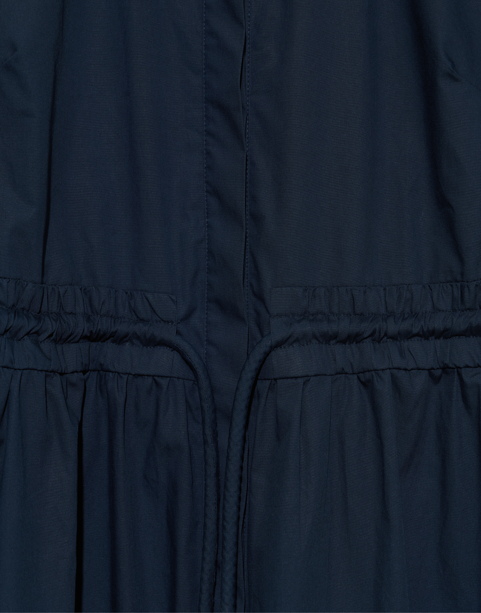 Navy Cotton Poplin Yolanda Dress