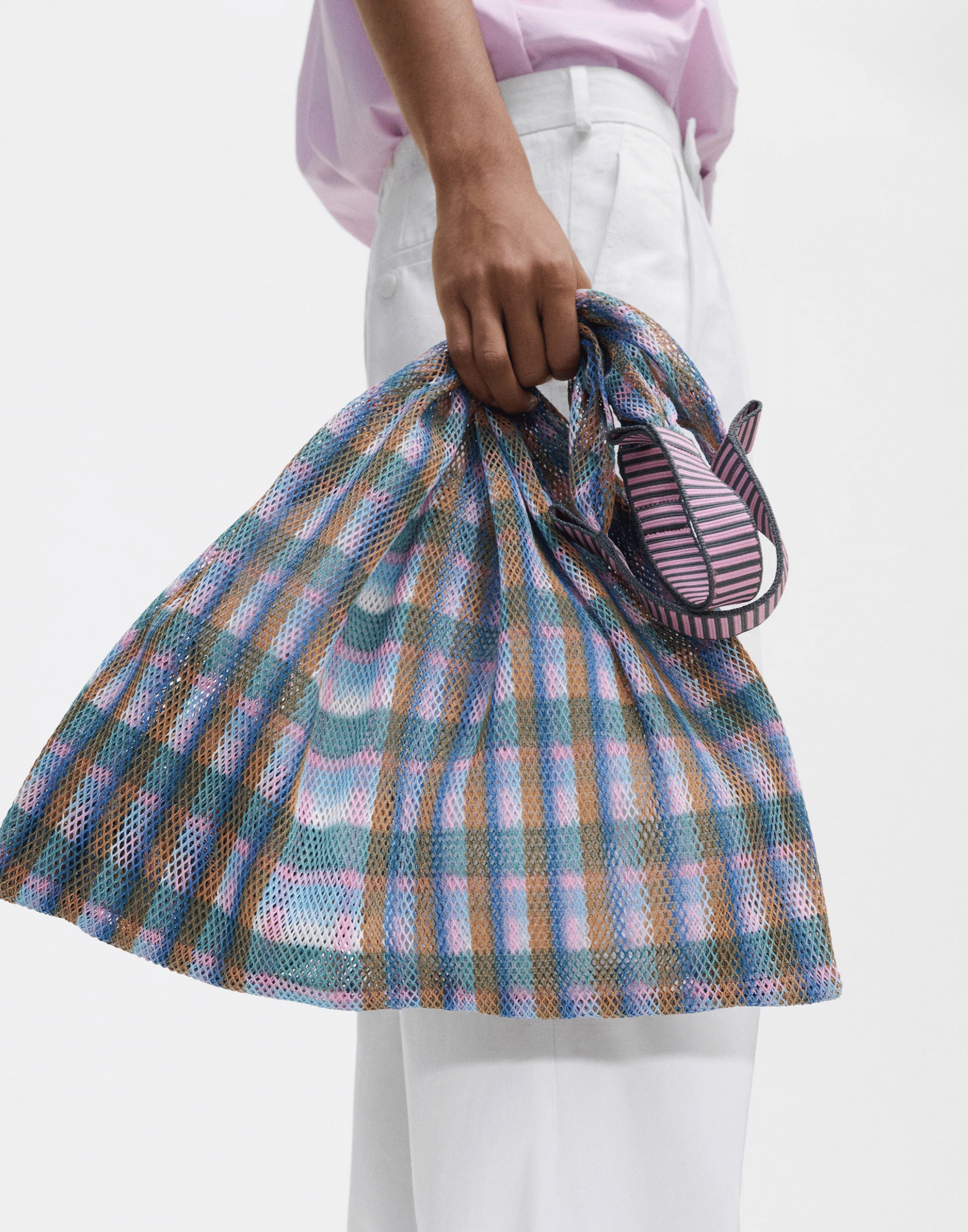 Pink Small Triangle Udaipur Bag