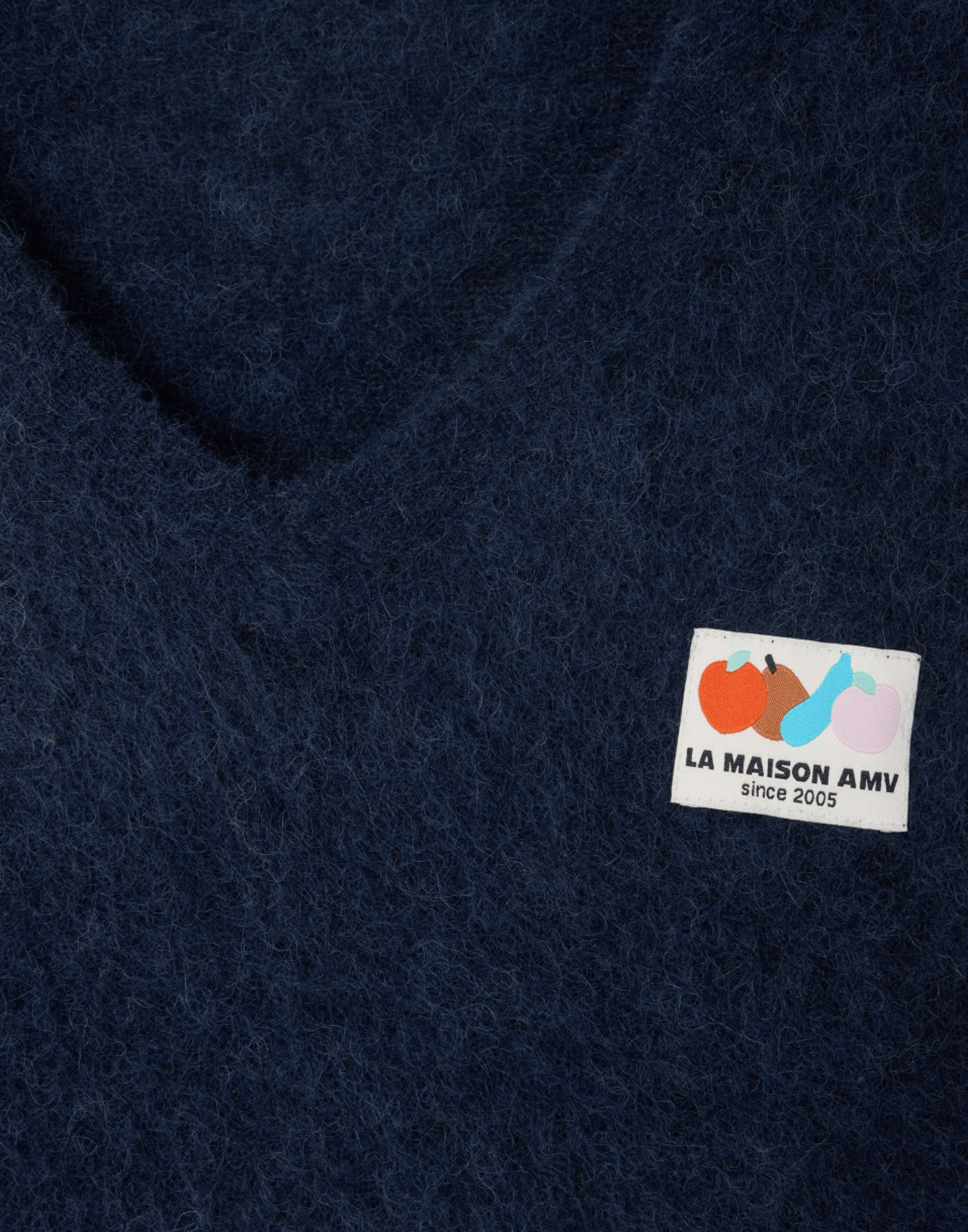 Navy Alpaca Blend Nenybay Pullover