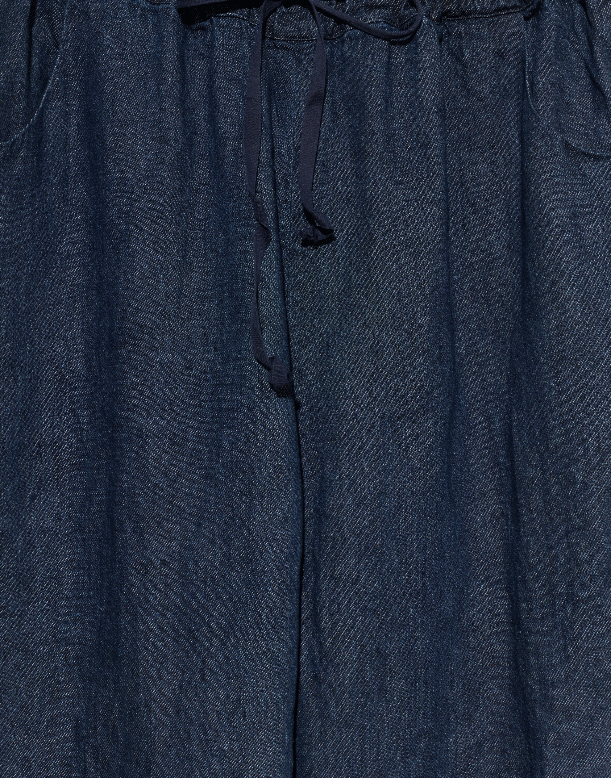 Indigo Linen Relaxed Trousers