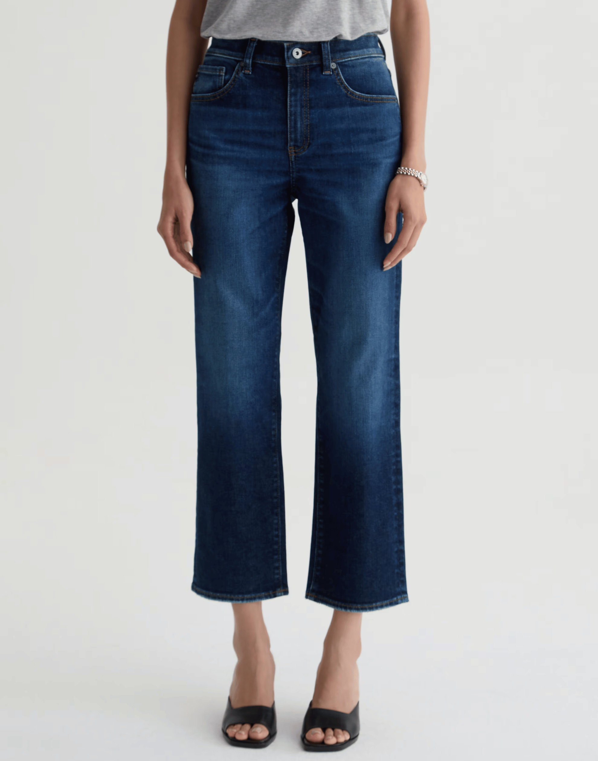 Outspoken Mid-Rise Brinley Crop Jeans