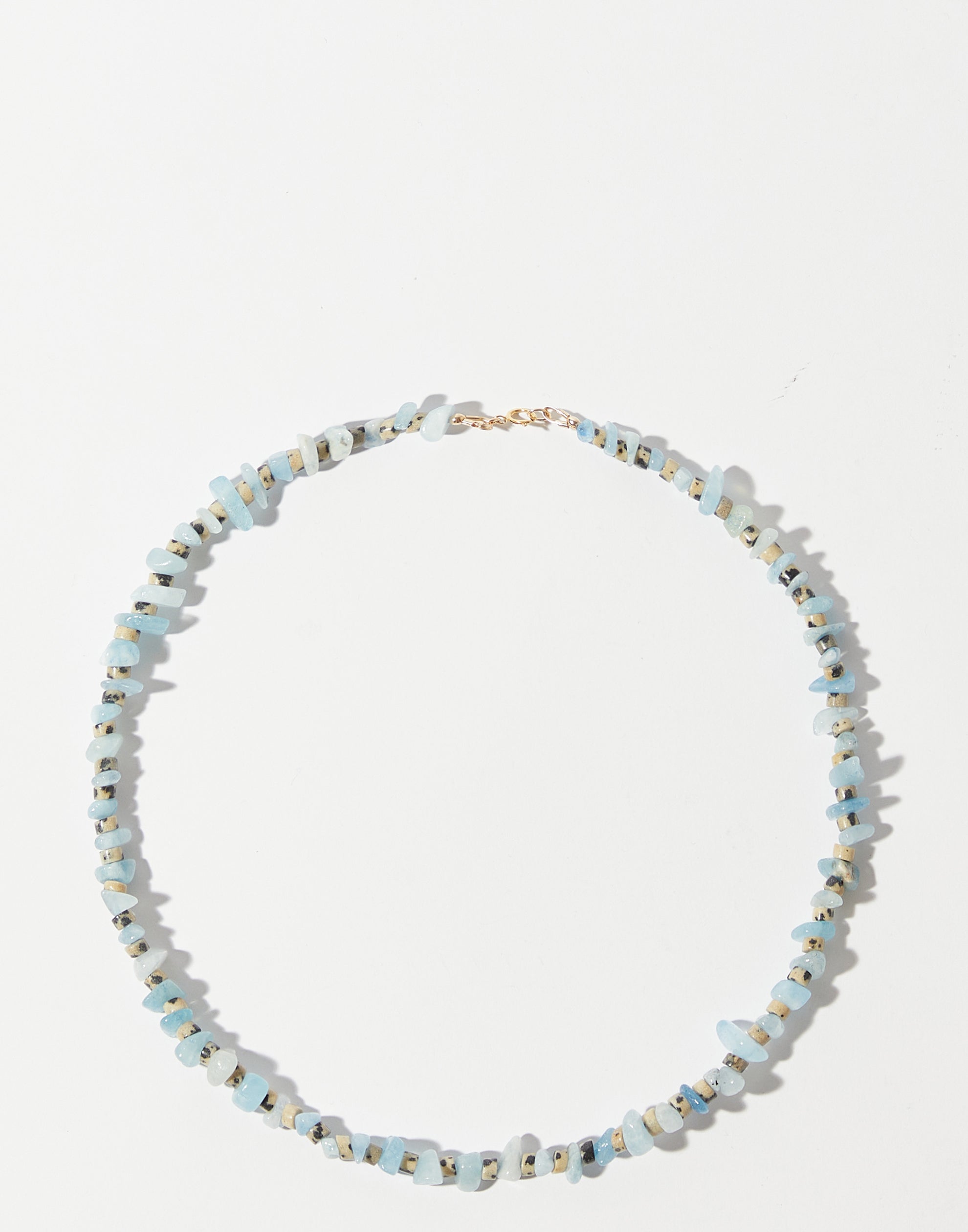 Aquamarine & Jasper Dakota Necklace