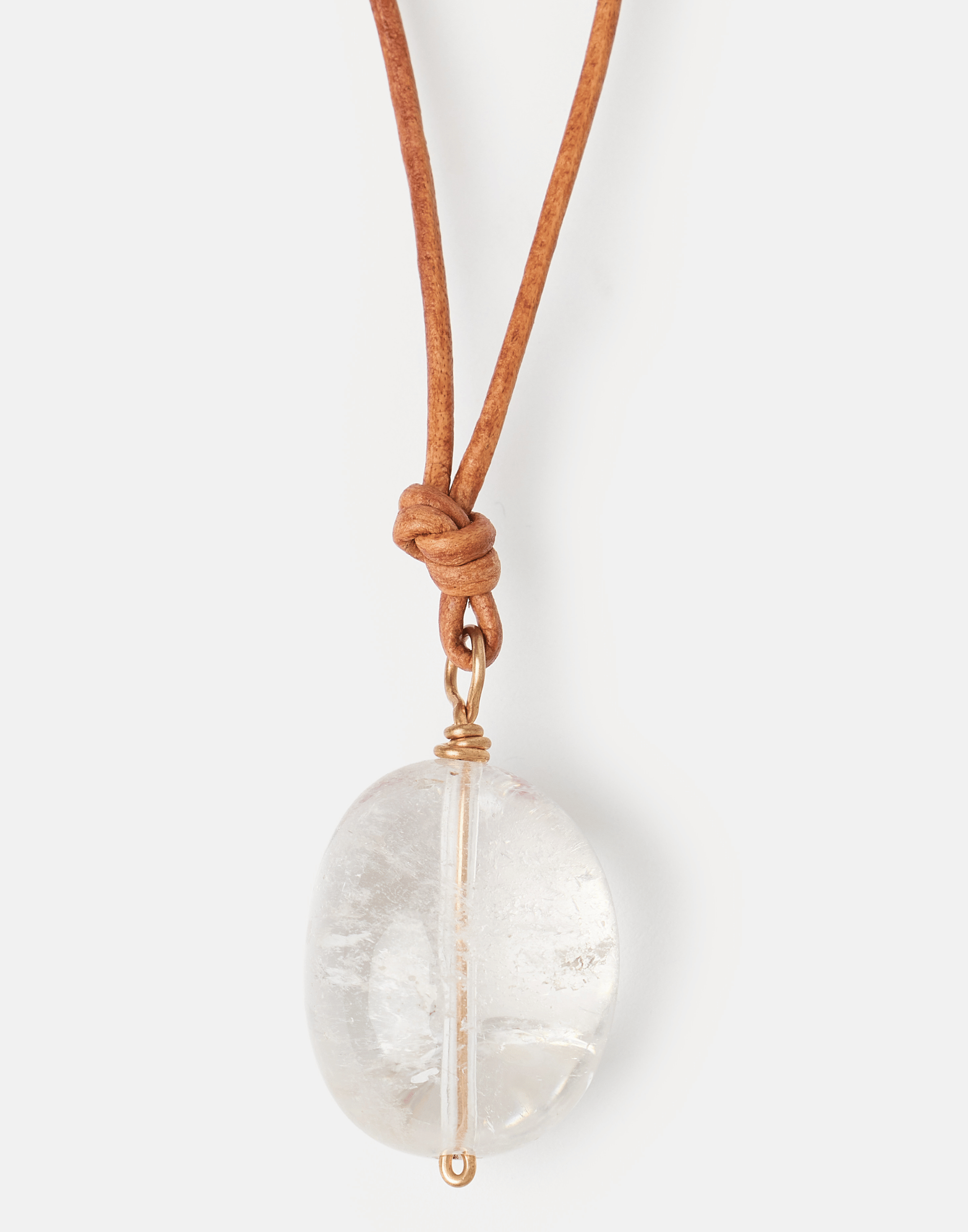 Clear Quartz Pendant Necklace