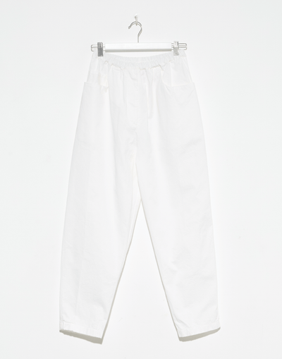 Optic White Cotton Ya Chino Pants
