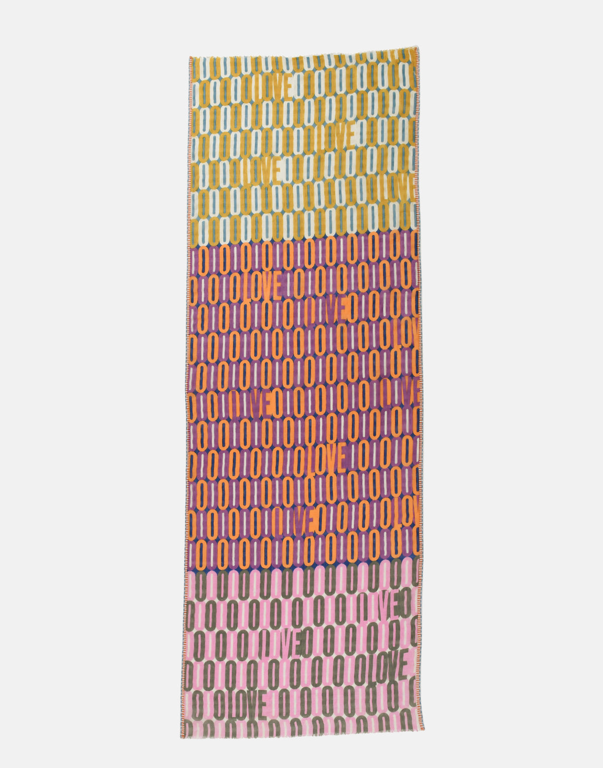Sunset Linen & Cotton Scarf