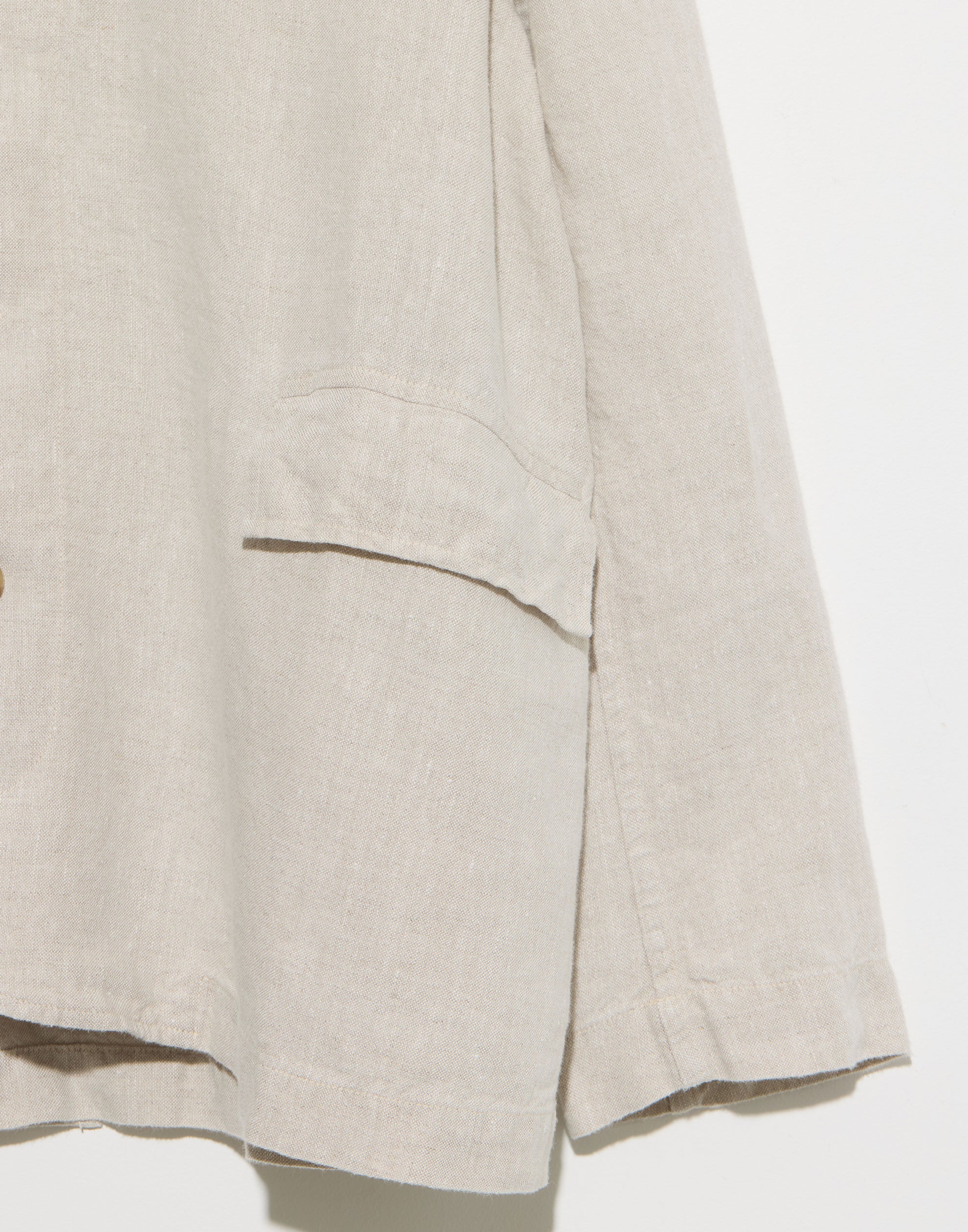 Natural Melange Linen Dominique Blazer