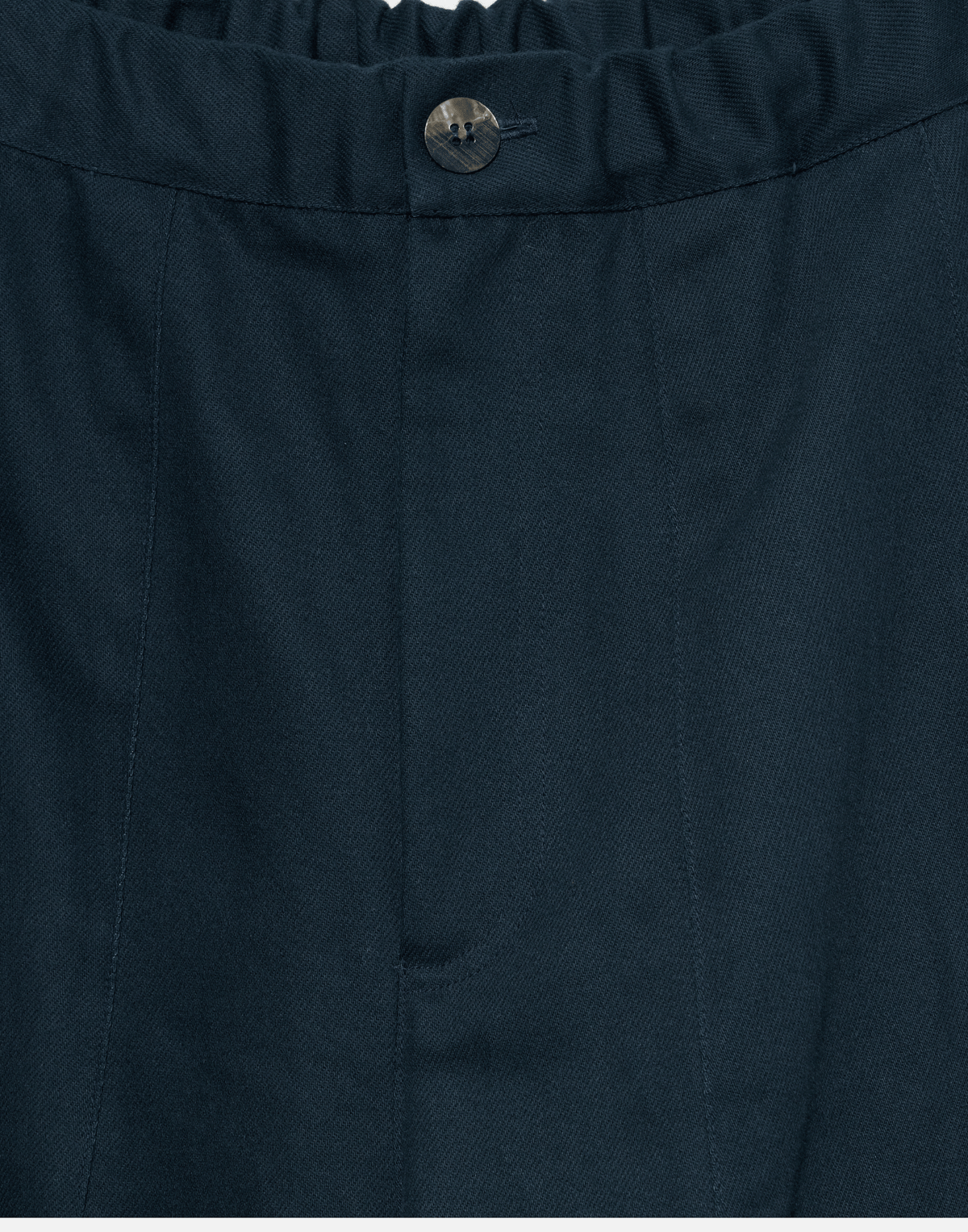 Navy Cotton Twill Stevie Barrel Pants