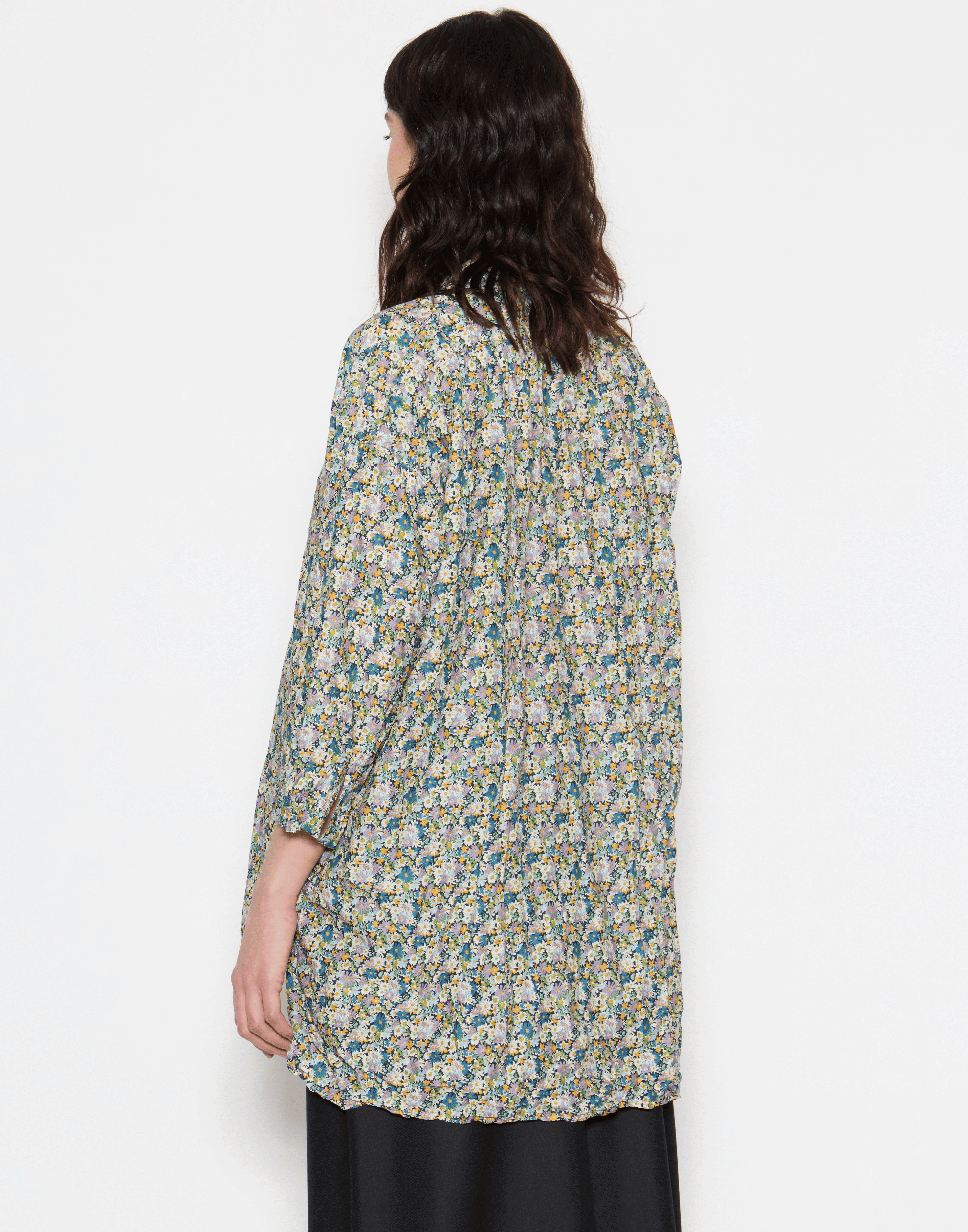 Daisy Floral Liberty Print Cotton Kora Lavato Top