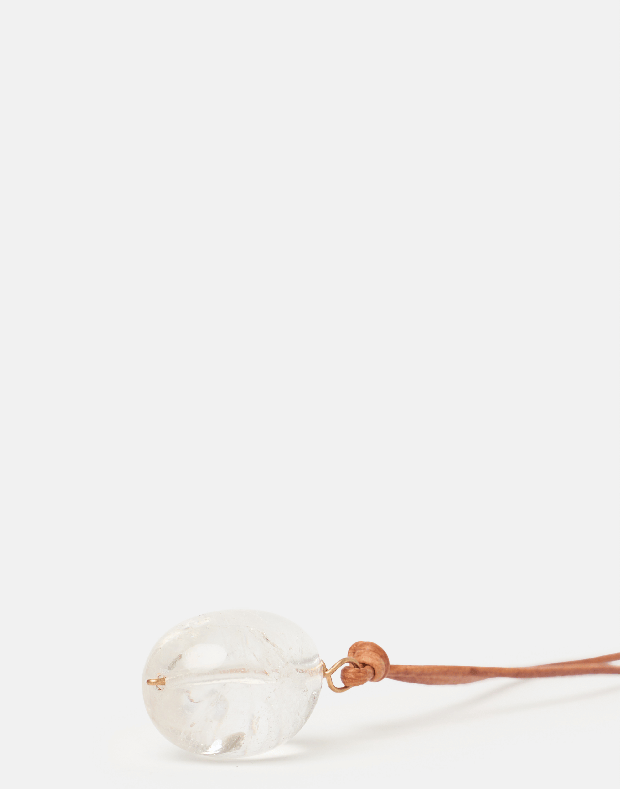 Clear Quartz Pendant Necklace
