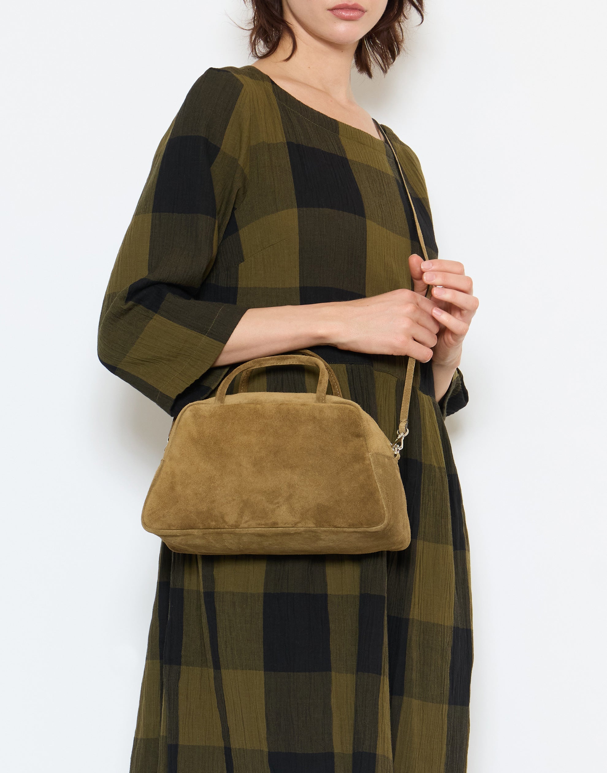 Avana Suede Leather Tilde Bag