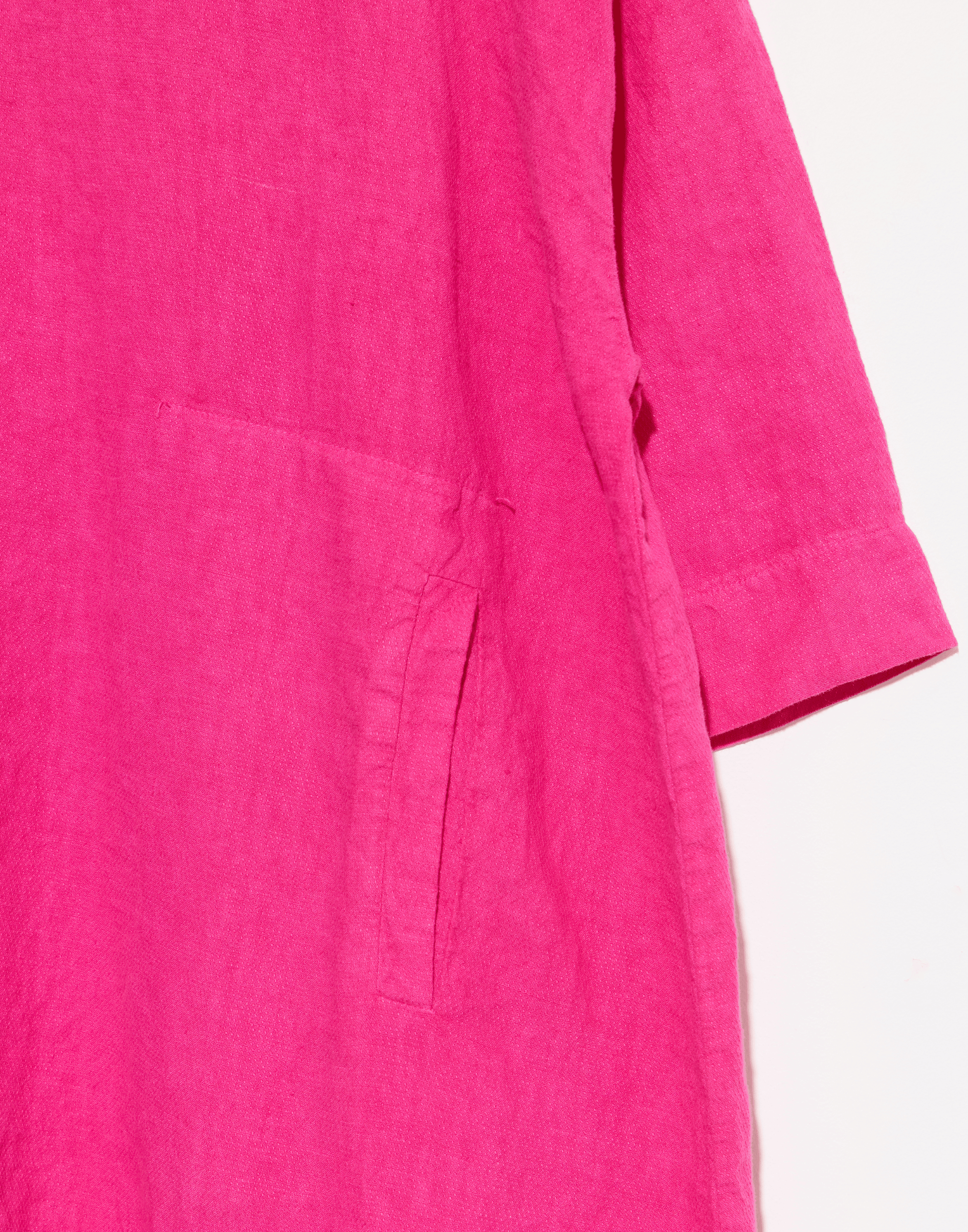 Fuchsia Linen Dora Dress