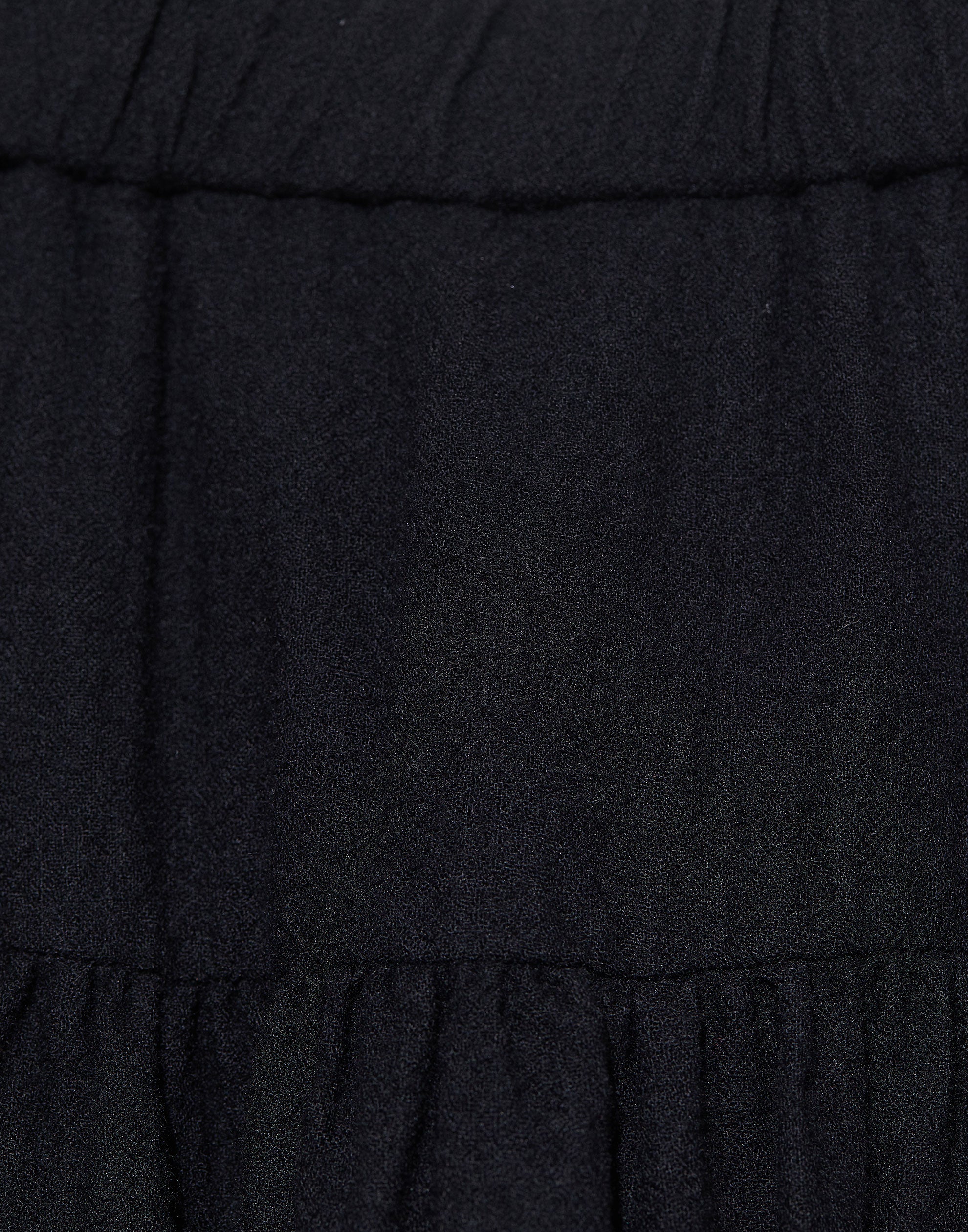 Black Washed Wool Up Up Skirt