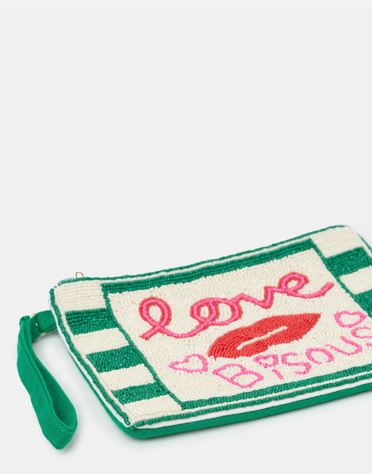 Beaded Love Pouch