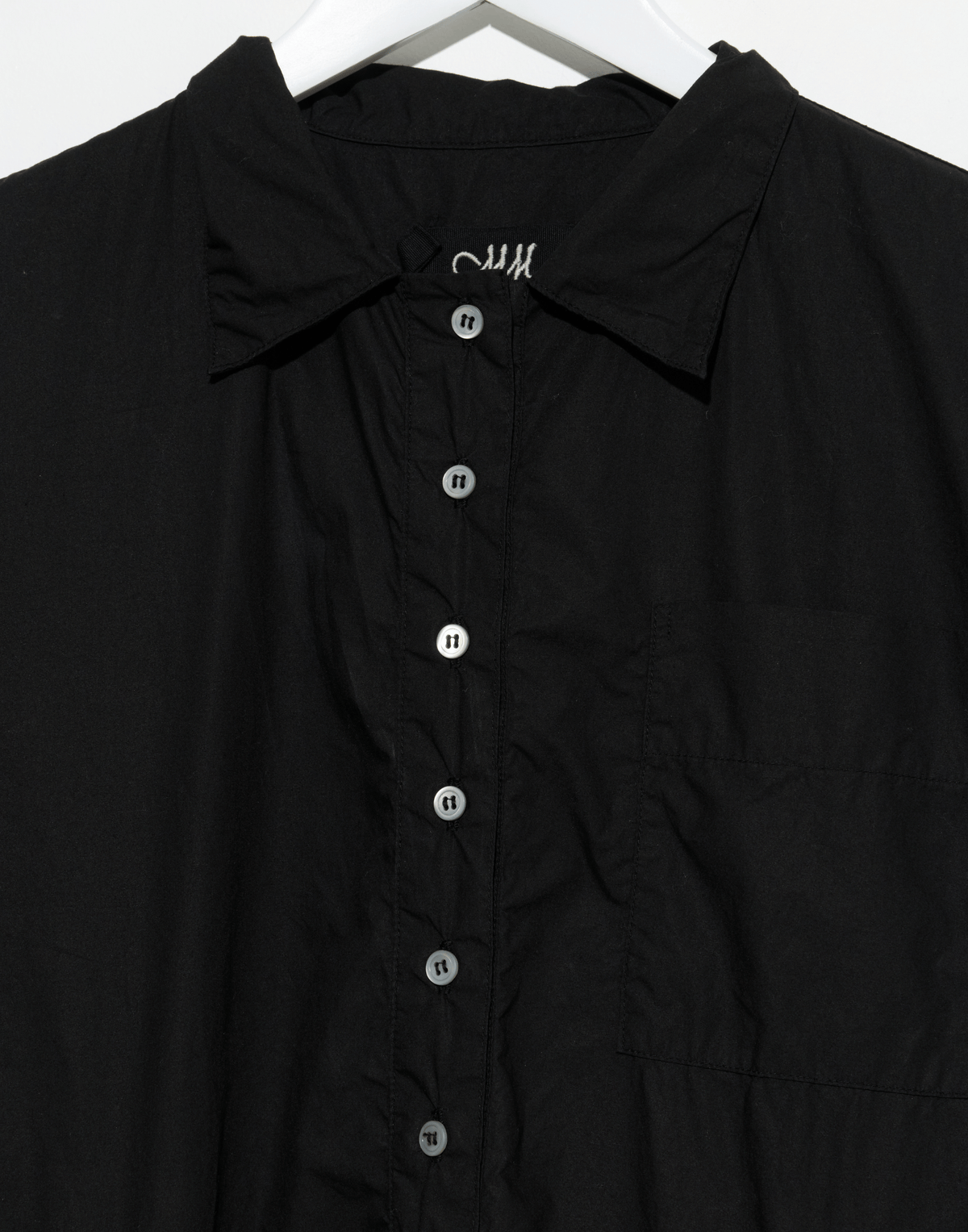 Black Cotton Georgia Dress