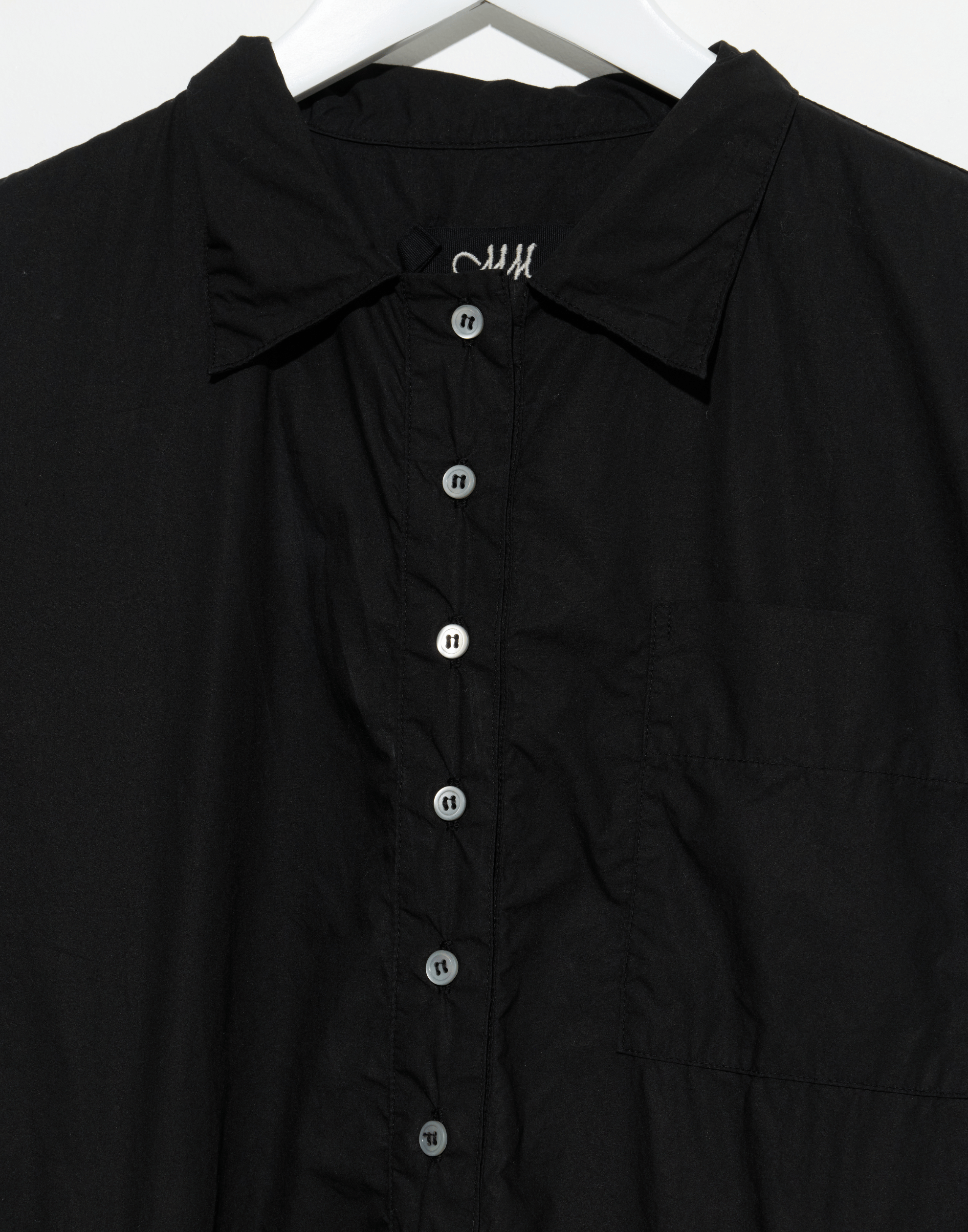 Black Cotton Georgia Dress