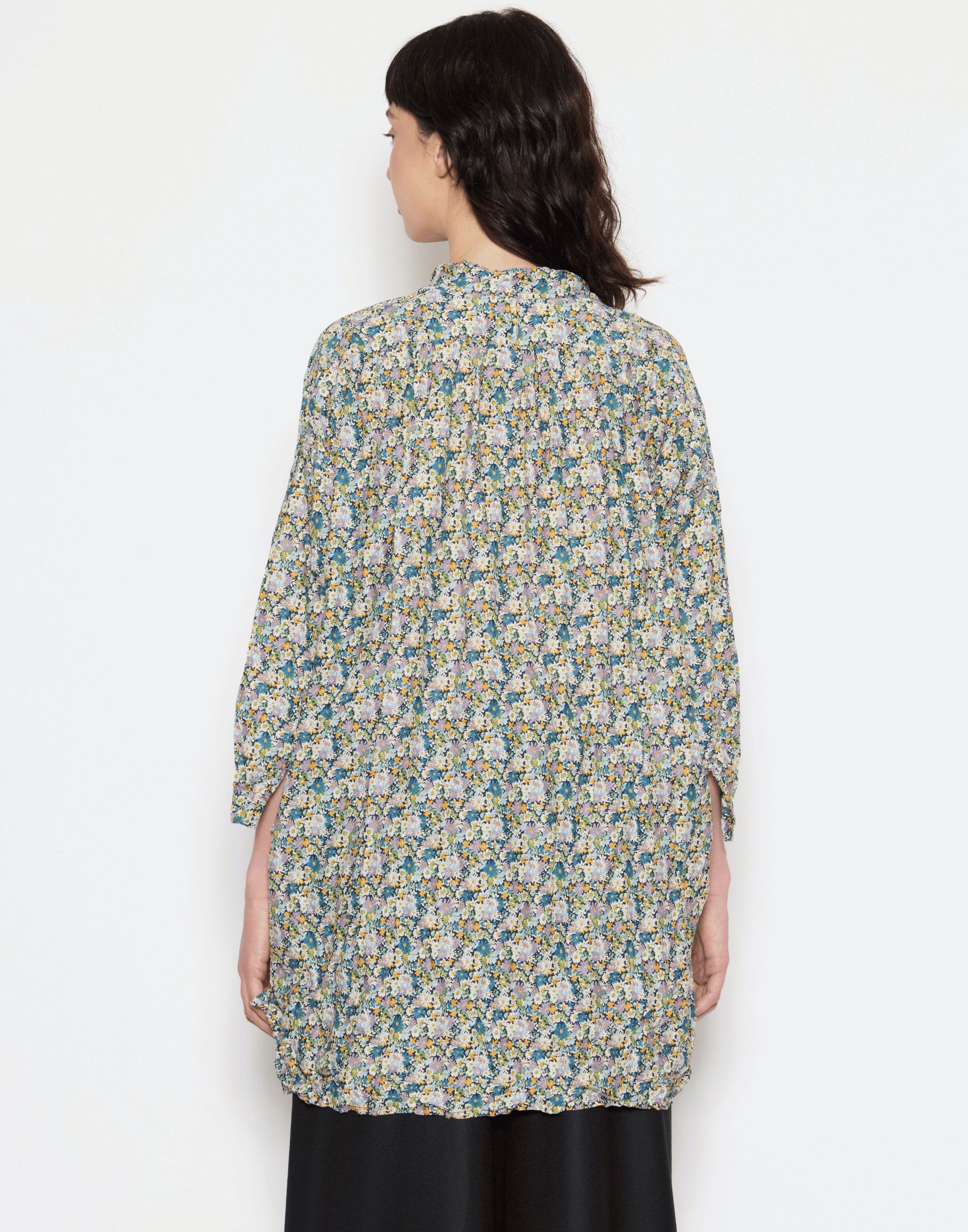 Daisy Floral Liberty Print Cotton Kora Lavato Top