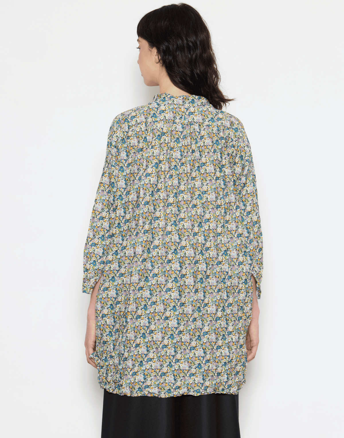 Daisy Floral Liberty Print Cotton Kora Lavato Top