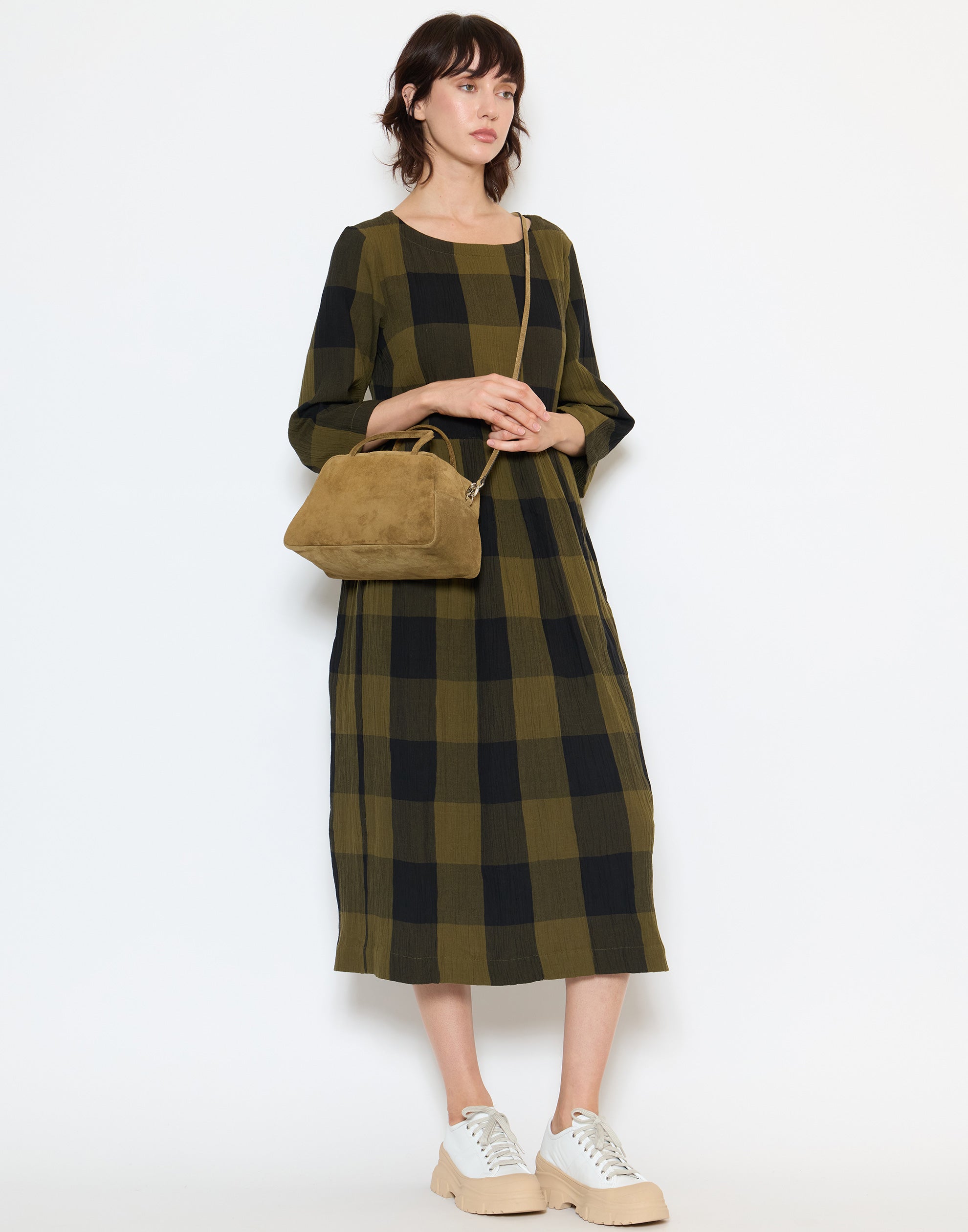 Avana Suede Leather Tilde Bag