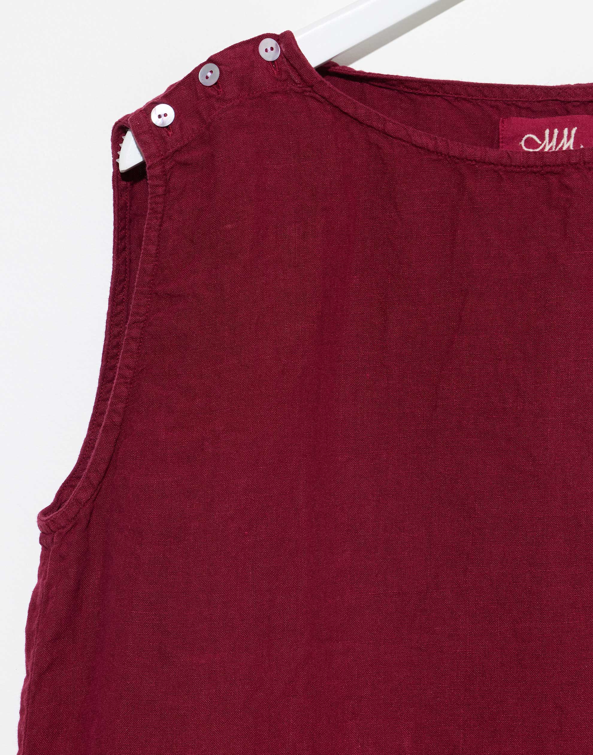 Berry Light Linen Anna Top