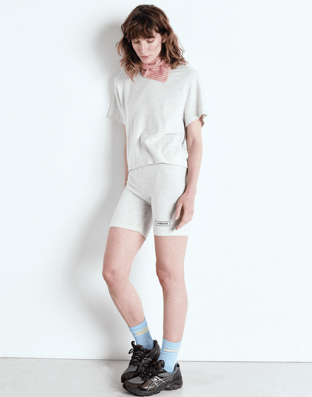 Heather Grey Cotton Blend Ypawood T-Shirt