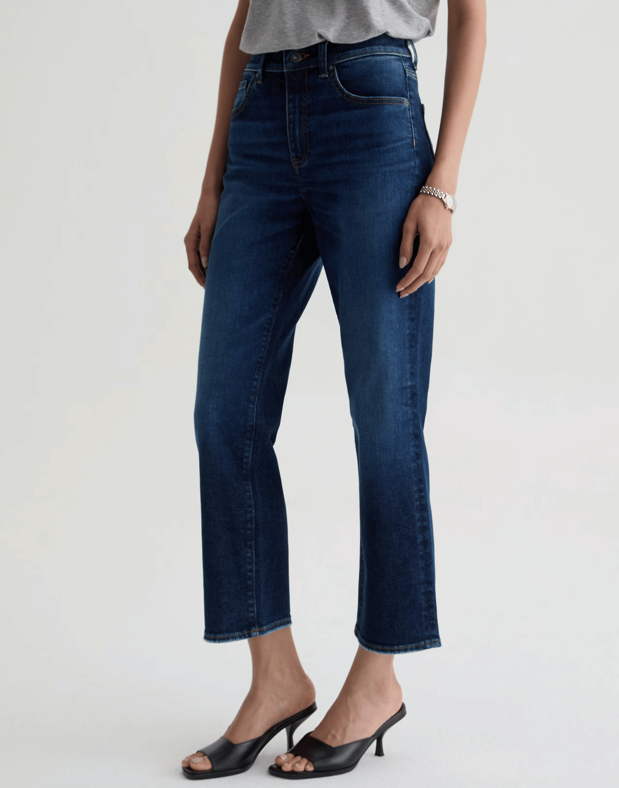 Outspoken Mid-Rise Brinley Crop Jeans
