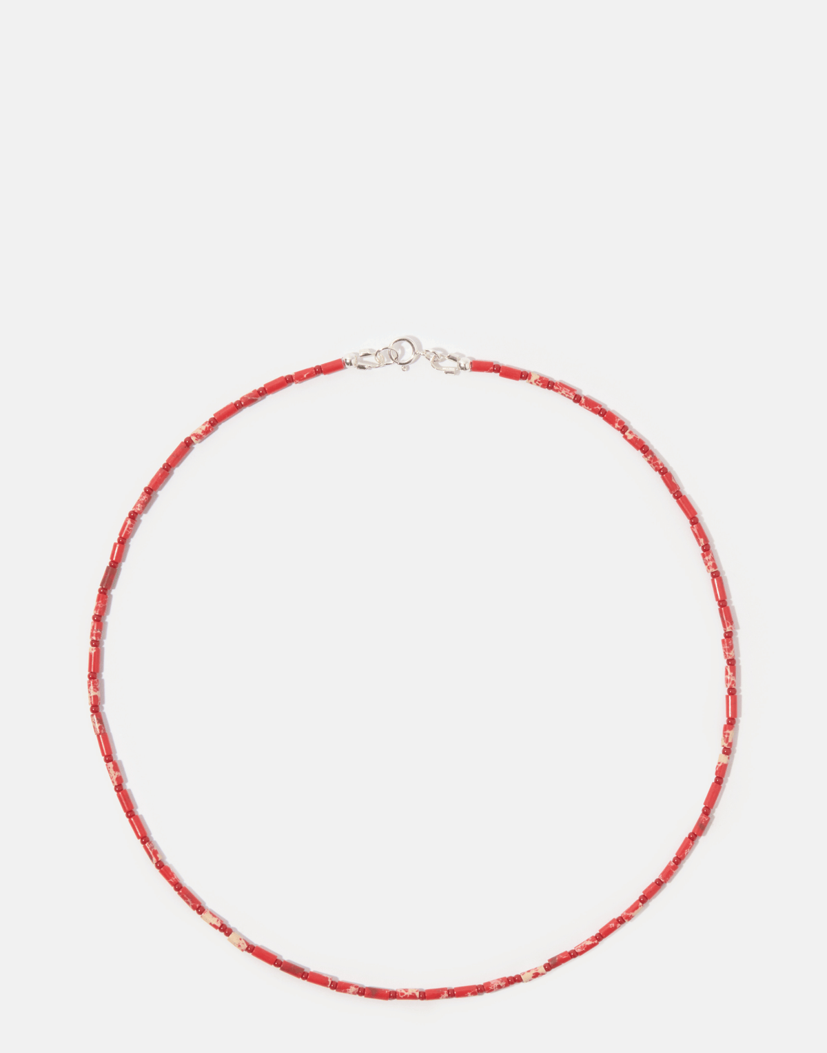 Red & Silver Francis Necklace