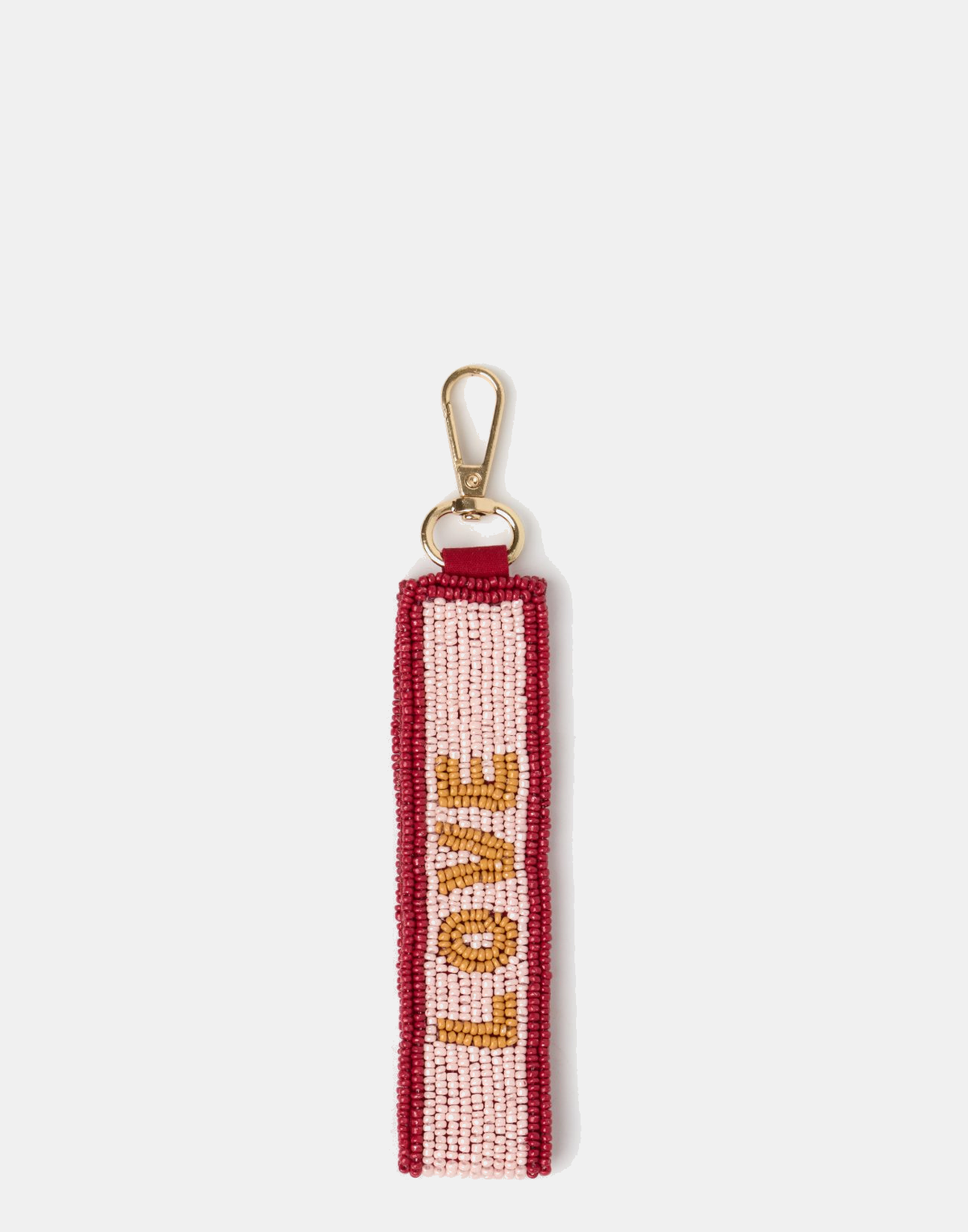 Love Beaded Keychain