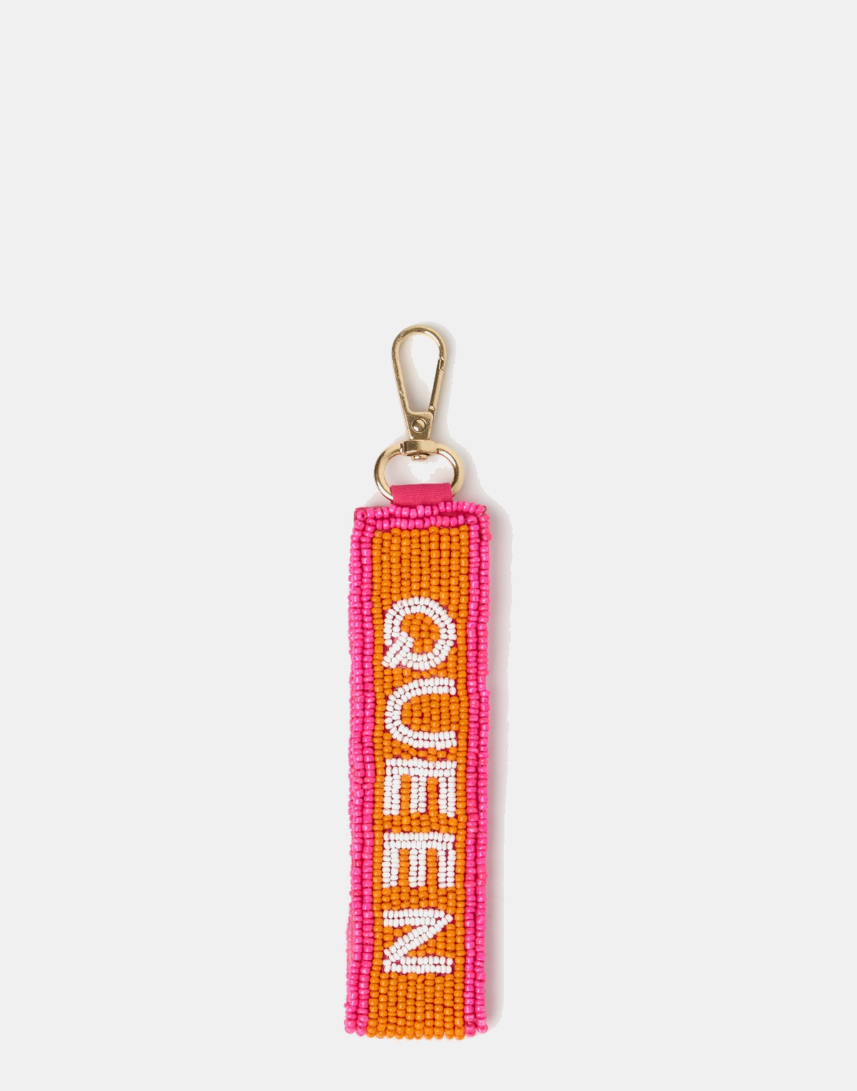 Queen Mum Beaded Key Ring