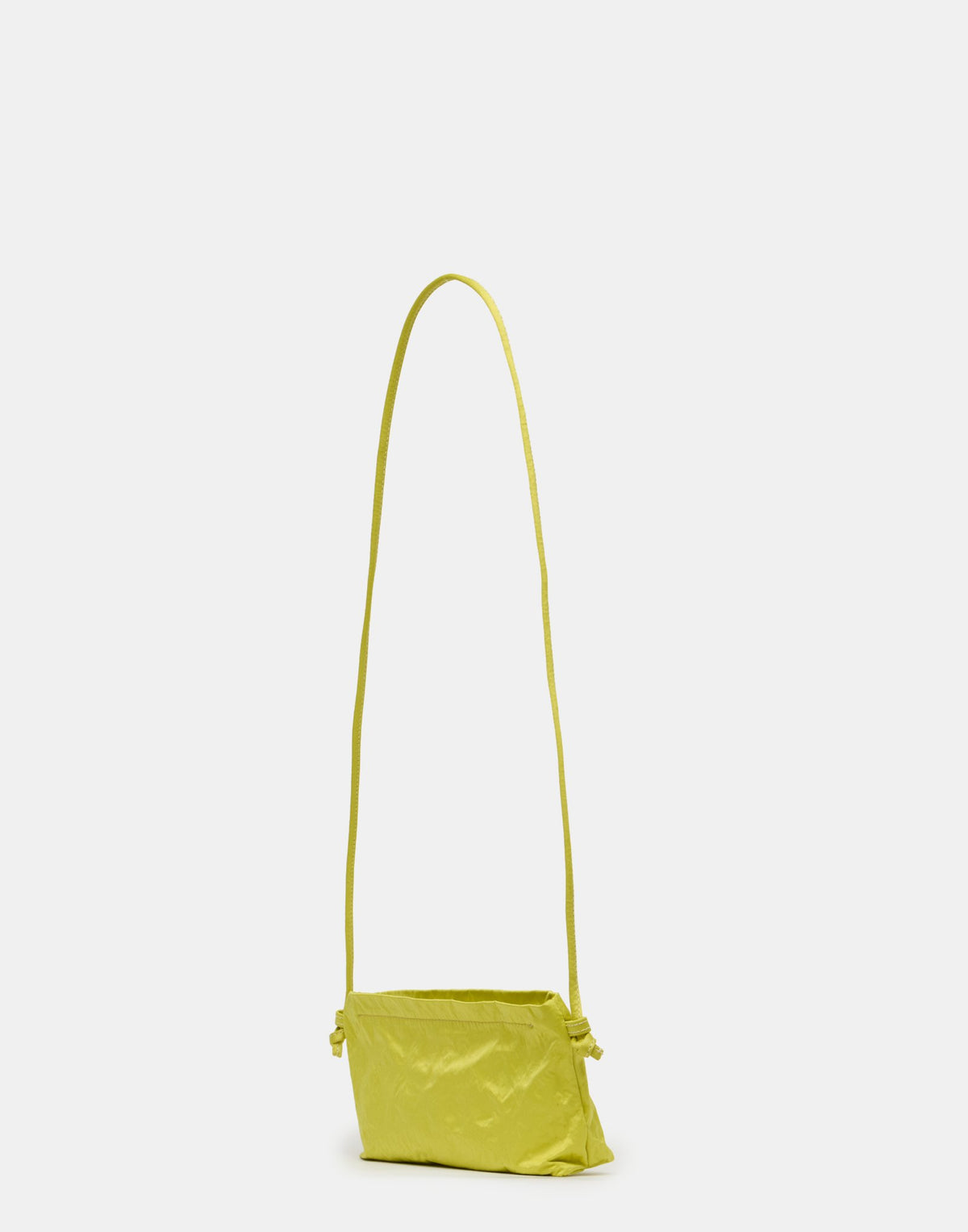 Lemon Satin & Metallic Foil Mini Bag