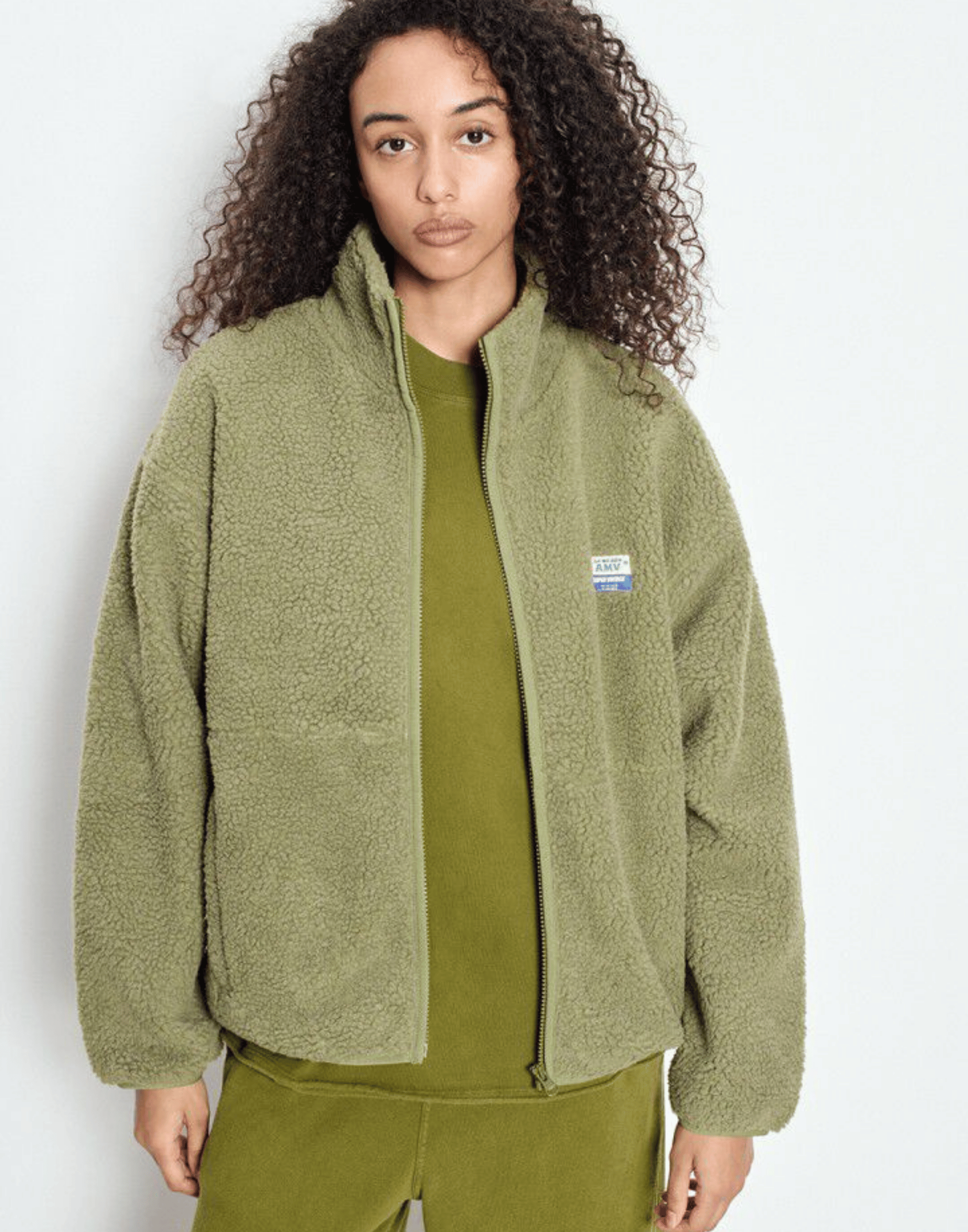 Shore Melange Faux Shearling Hocktown Jacket