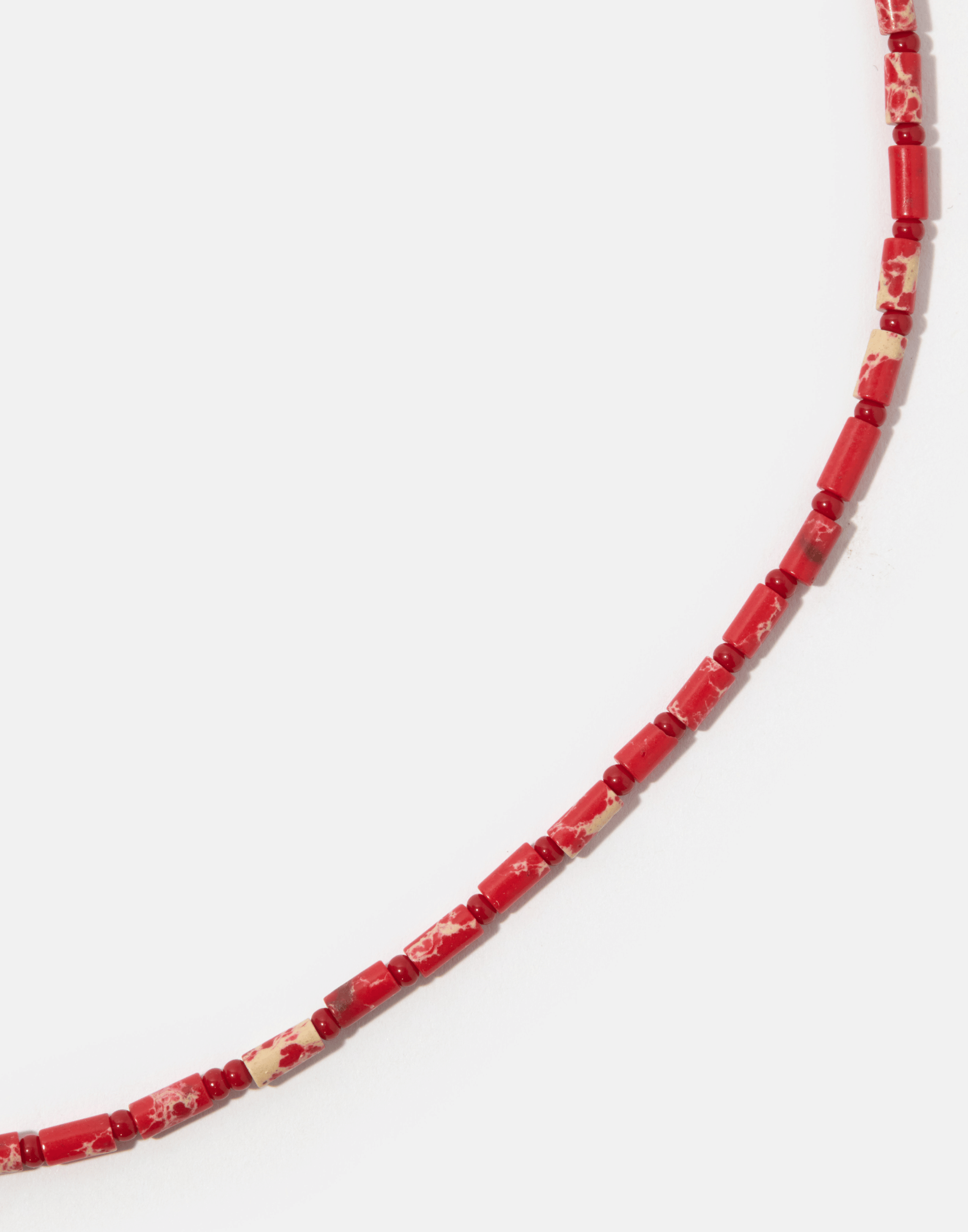 Red & Silver Francis Necklace