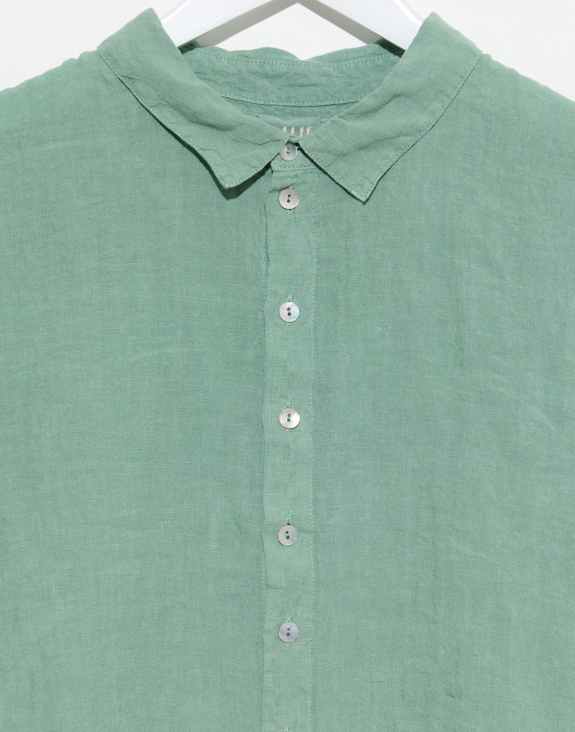 Duck Egg Light Linen Cliff Shirt
