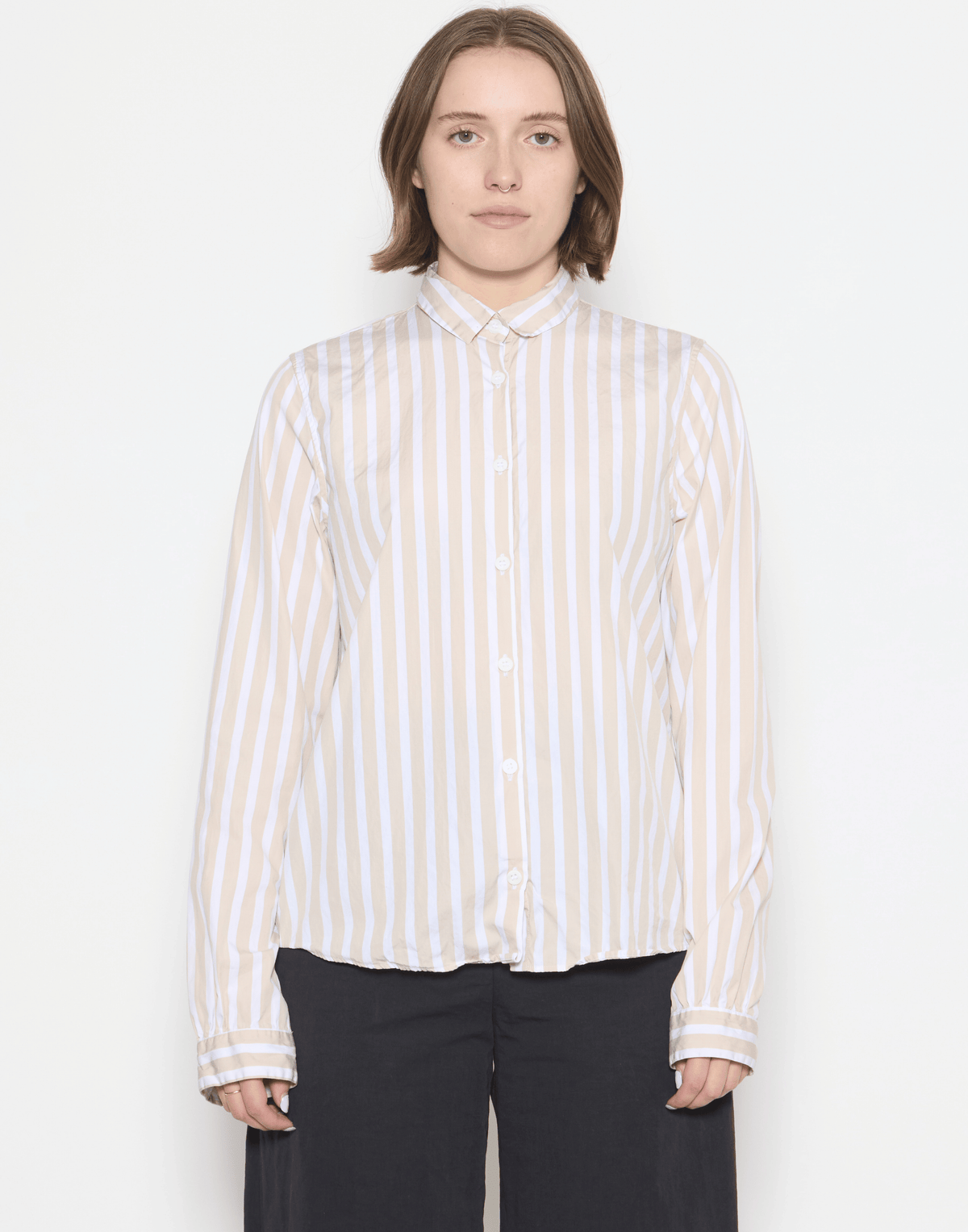 Sandy Stripe Cotton Tyrol Shirt