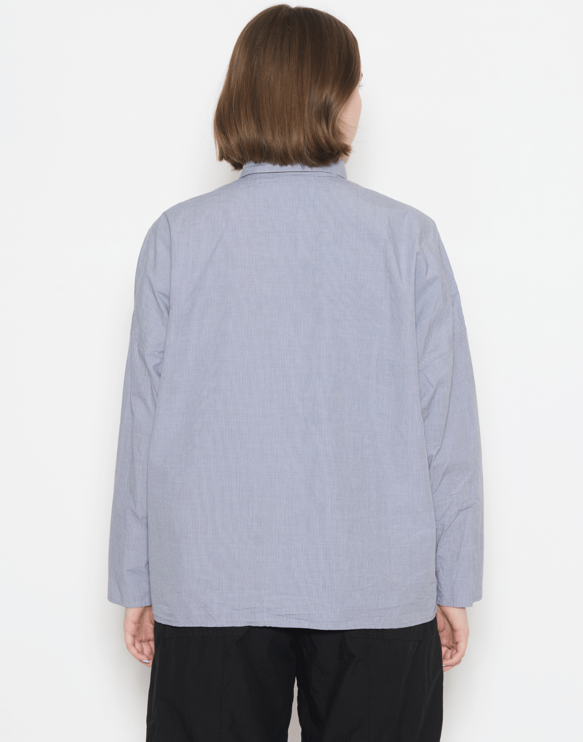 Charcoal Check Cotton Tina Shirt