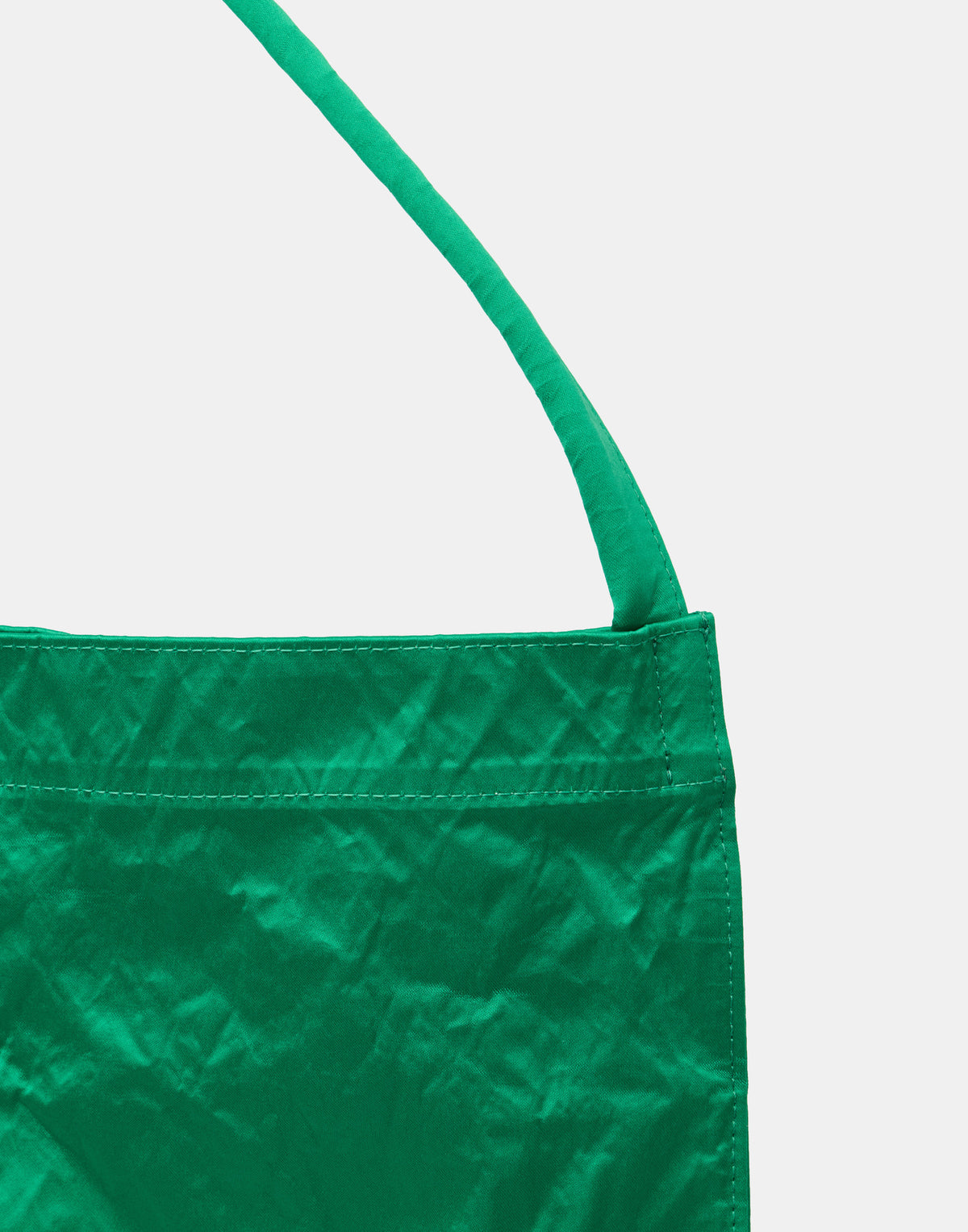Basilico Satin & Metallic Foil Flat Bag