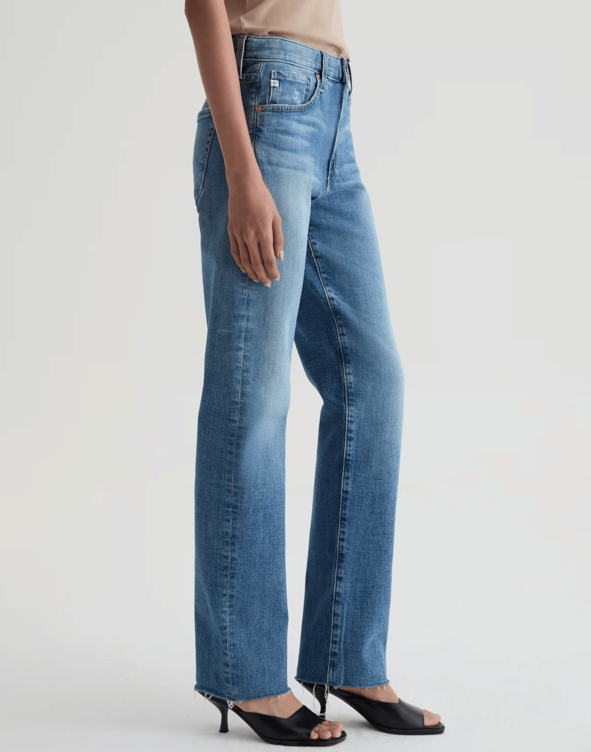 American West Mid-Rise Boyfriend Jeans