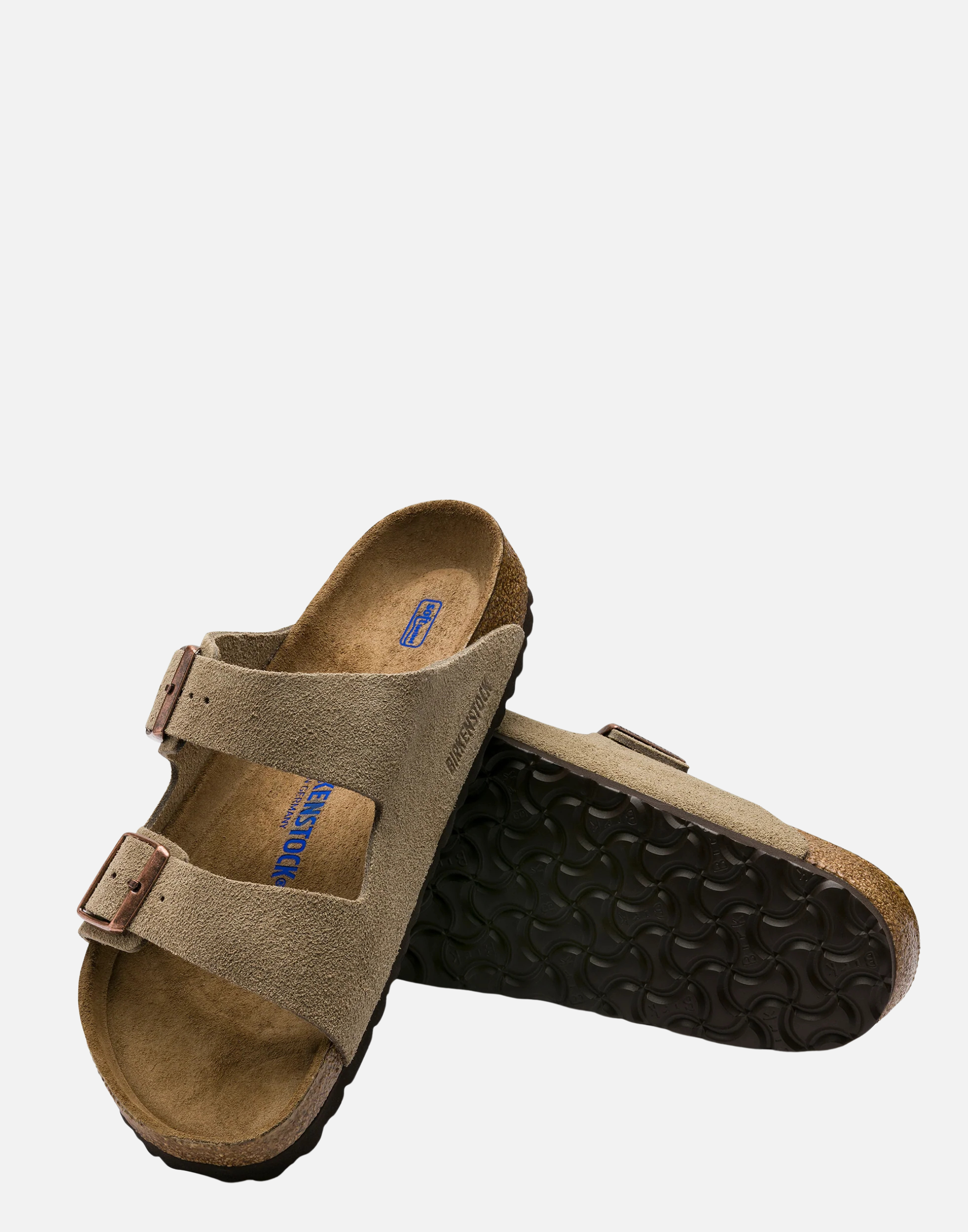 Regular SFB Taupe Suede Leather Arizona Sandals