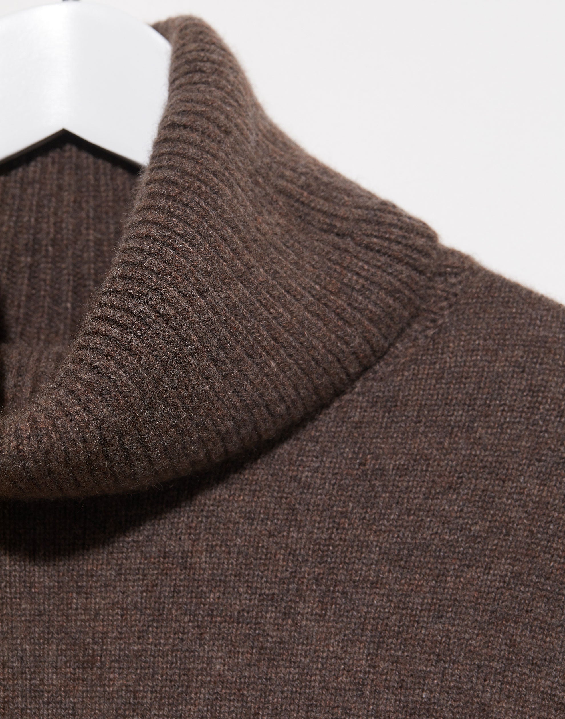 Chestnut Oversized Rollneck Cashmere Pullover