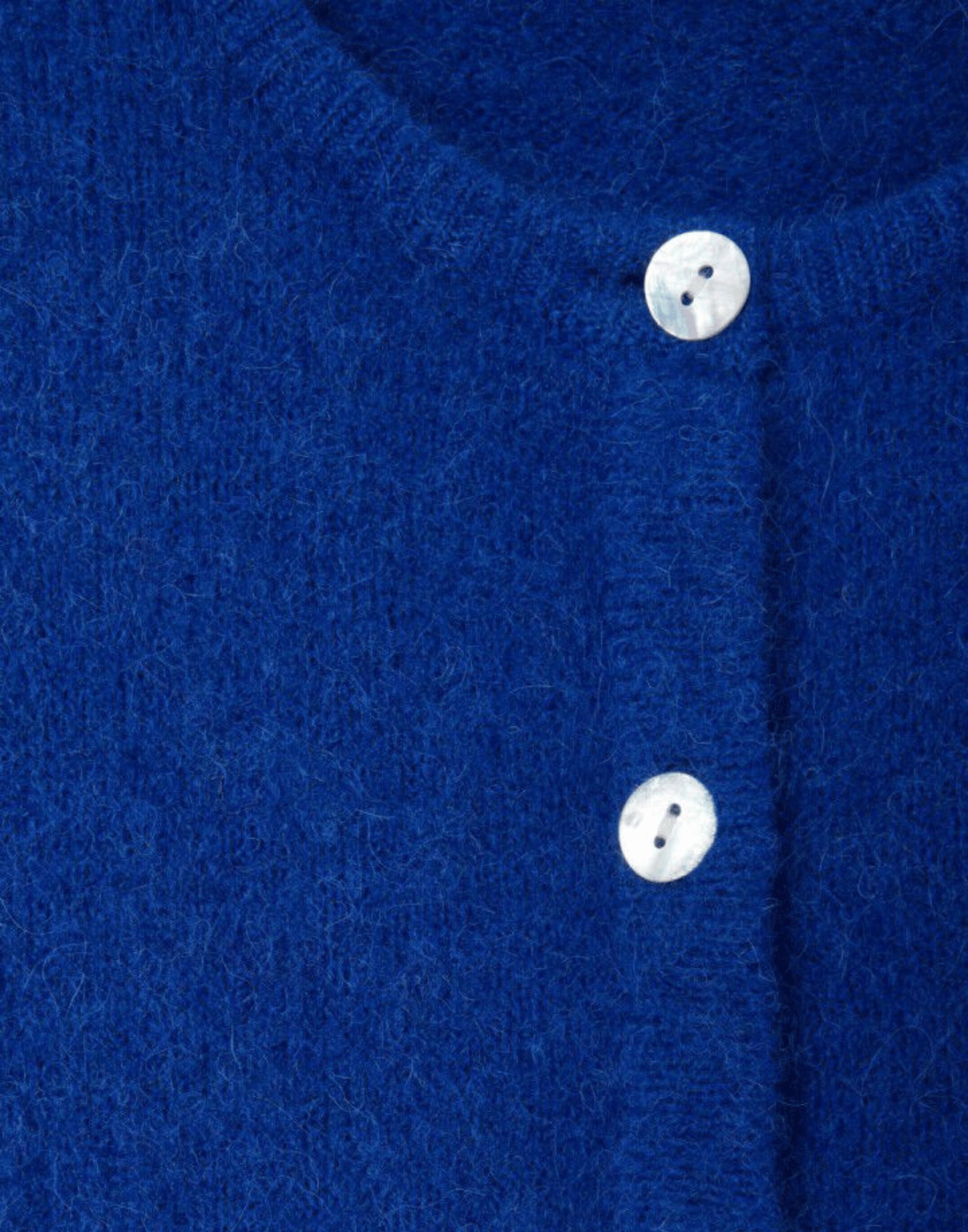 Royal Blue Wool & Alpaca Vitow Cardigan