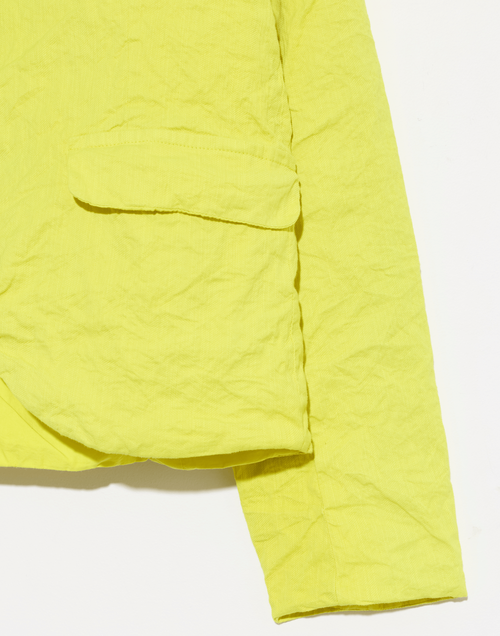 Lime Cotton Blend Jacqueline Jacket