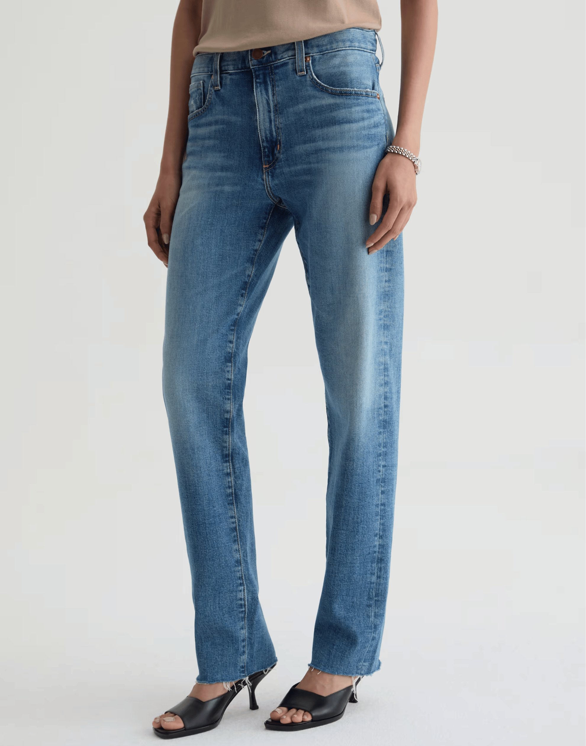 American West Mid-Rise Boyfriend Jeans