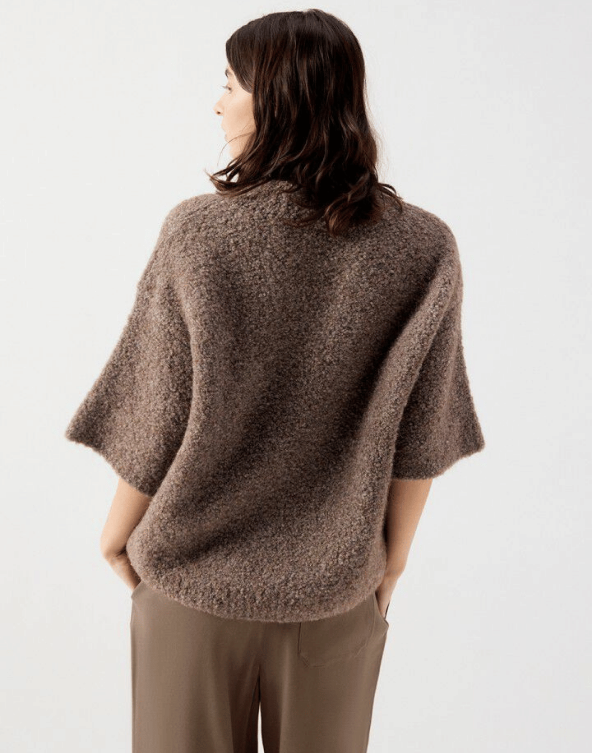 Taupe Wool Blend Zolly Pullover