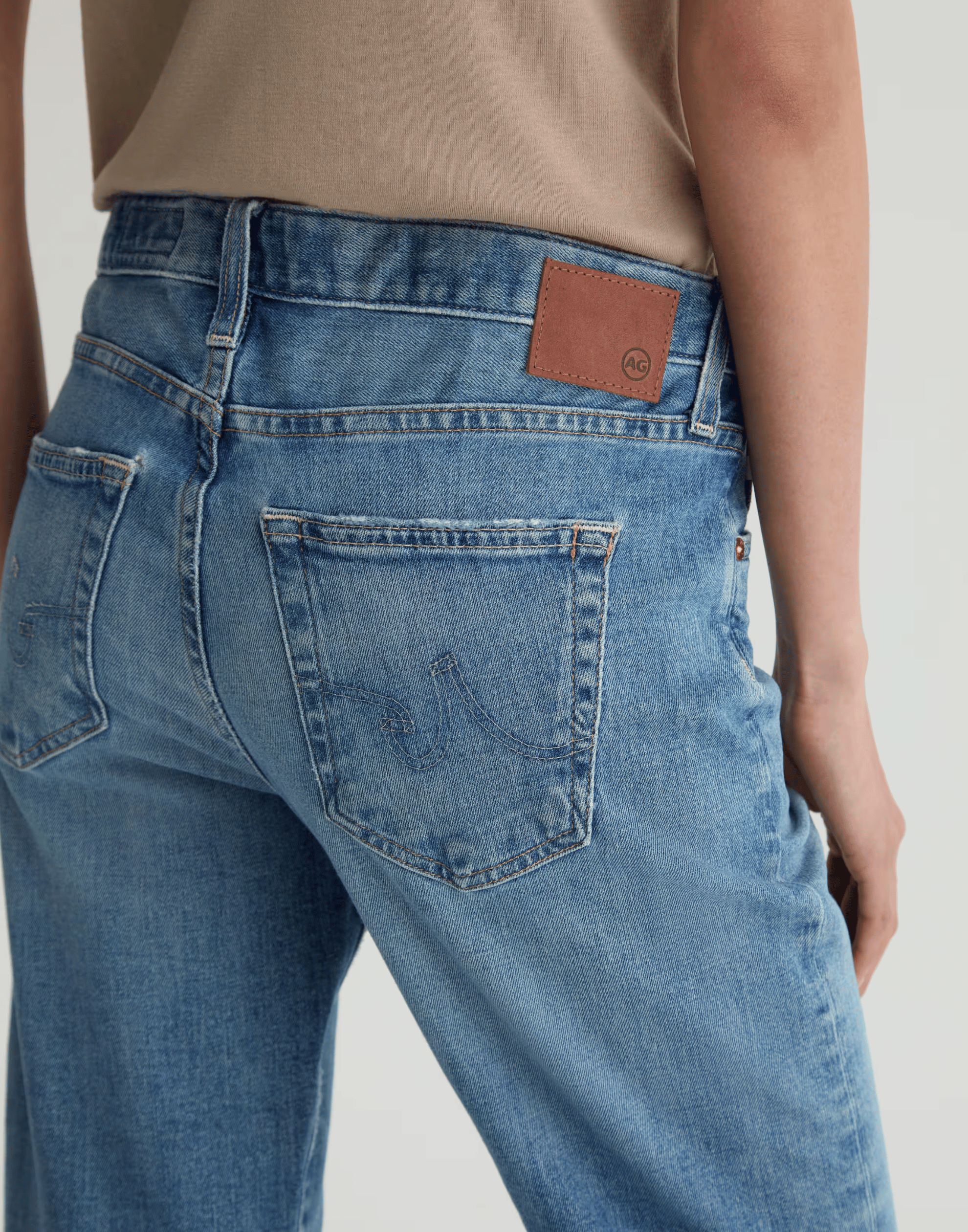 American West Mid-Rise Boyfriend Jeans