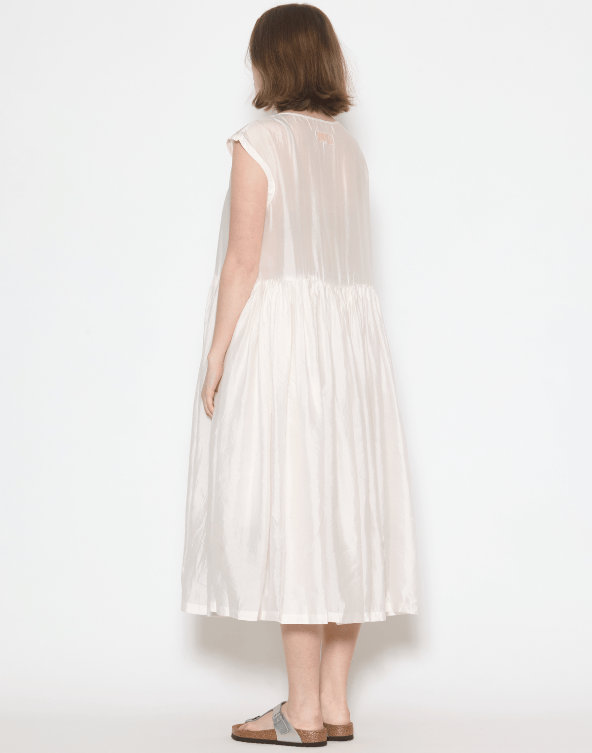 Blush Pink Silk Shylk Tank Dress