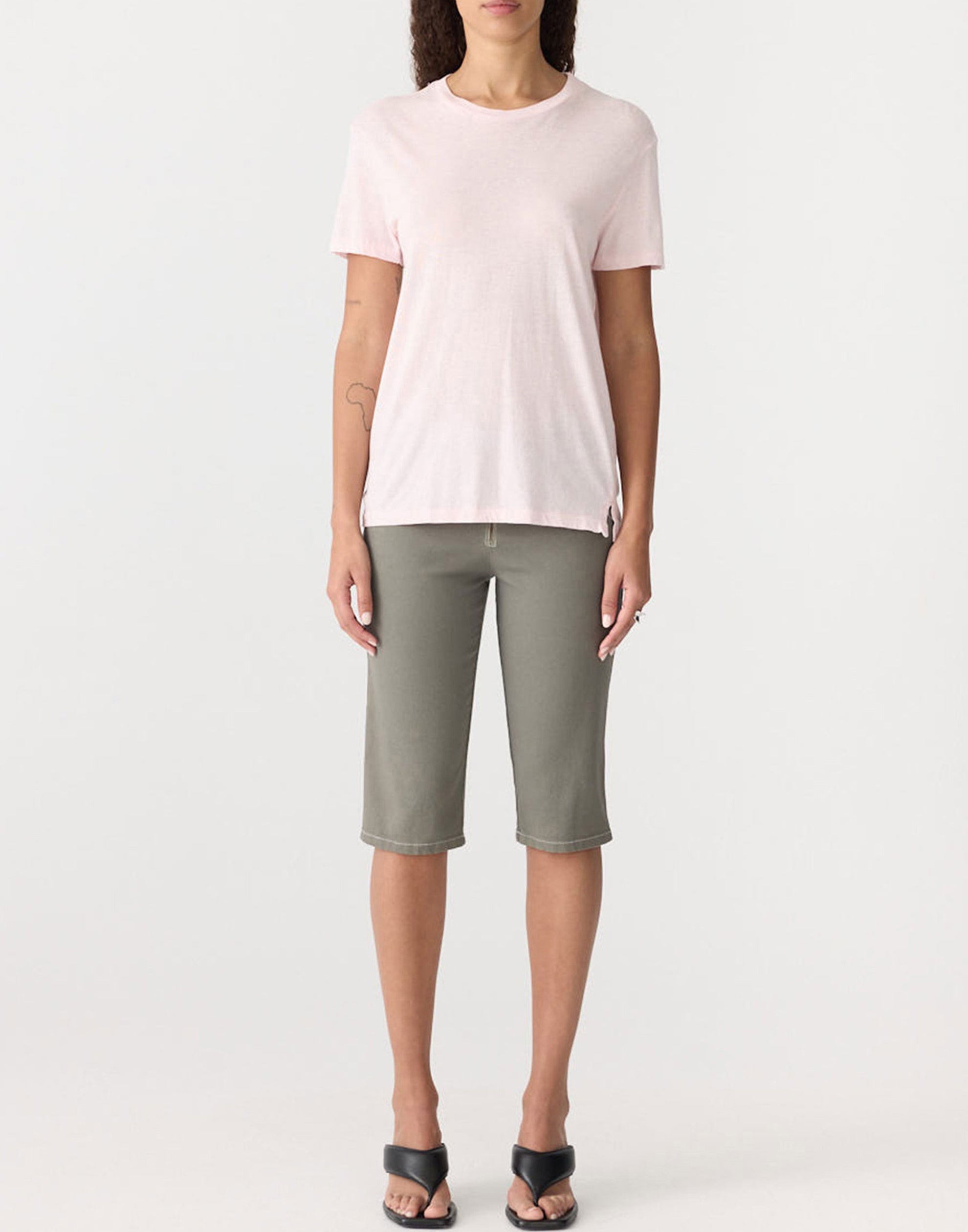 Powder Pink Cotton Classic T-Shirt