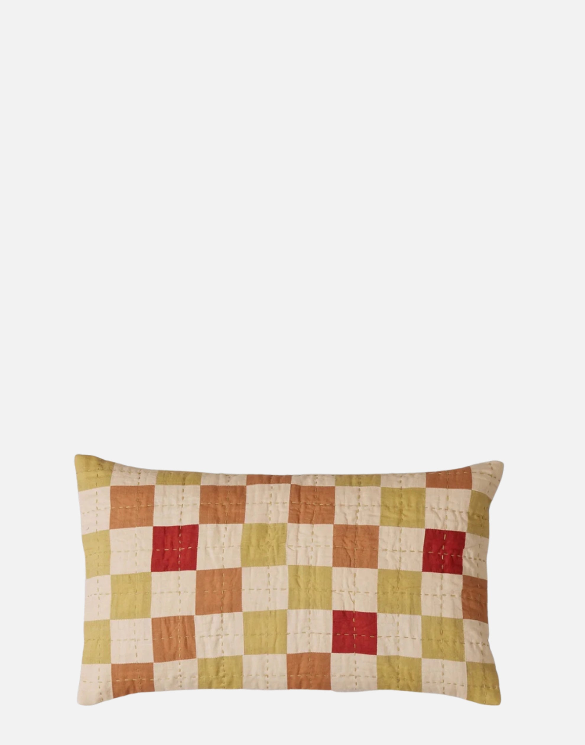 Caramel Patchwork Cushion Cover