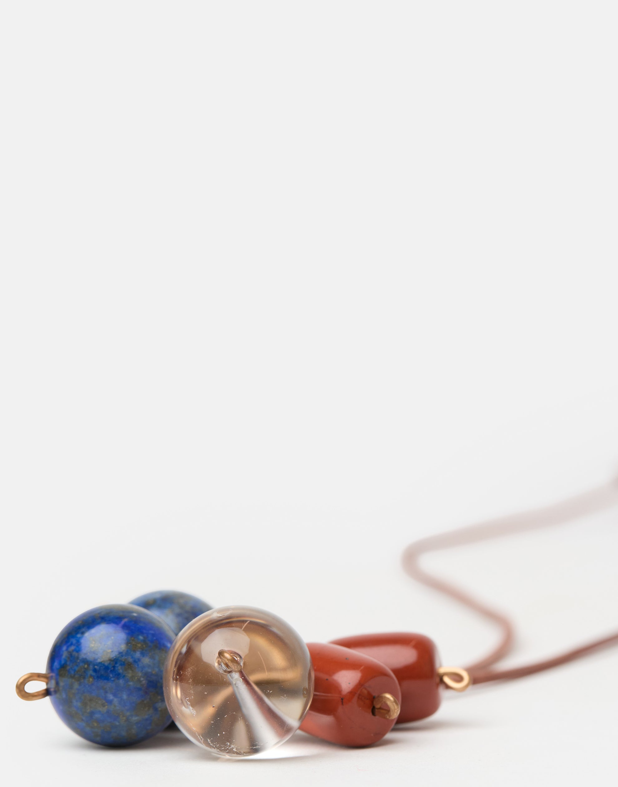 Lapis Lazuli Mixed Stone Pendant Necklace